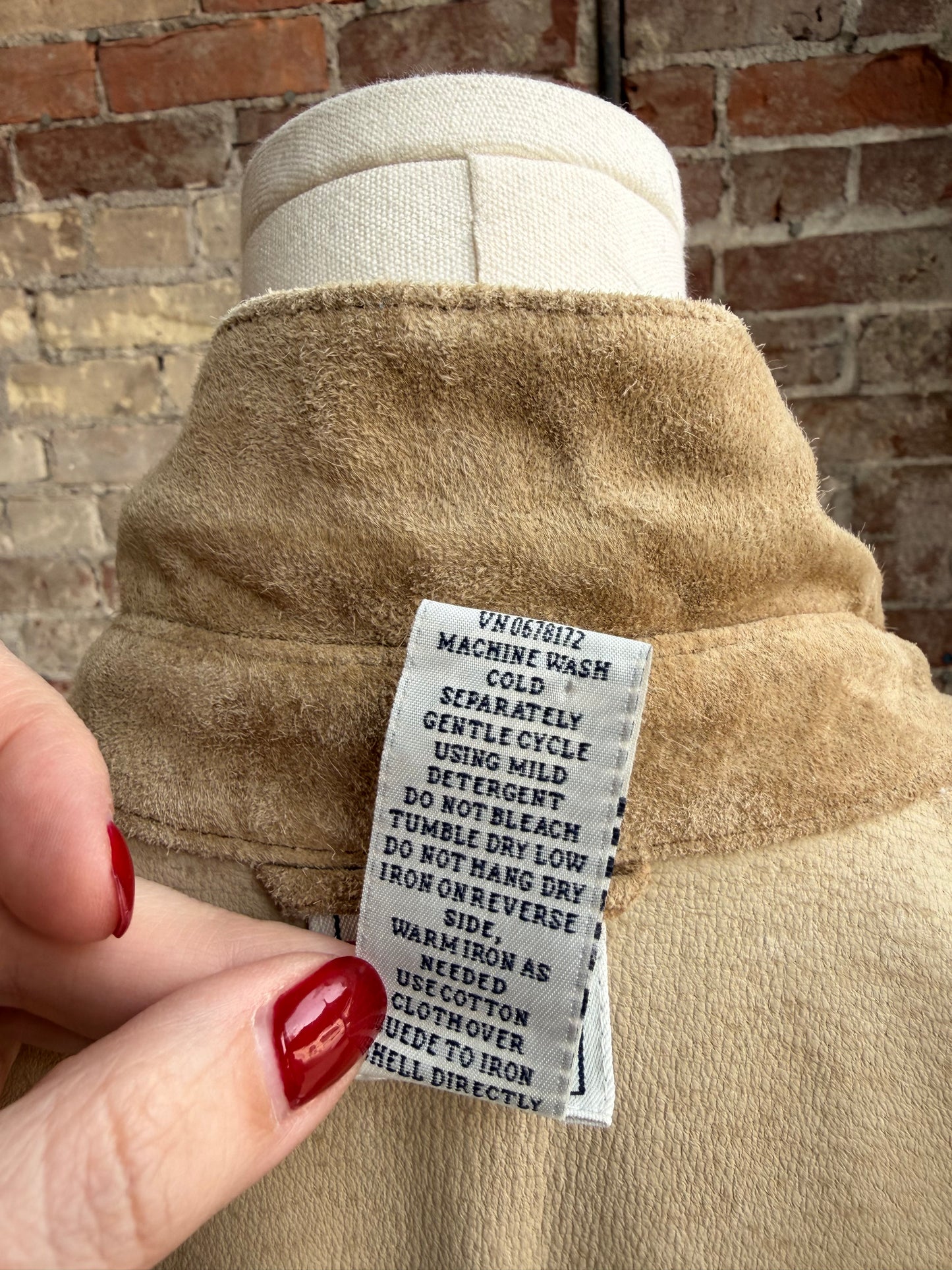 90s Field Guide suede shirt jacket