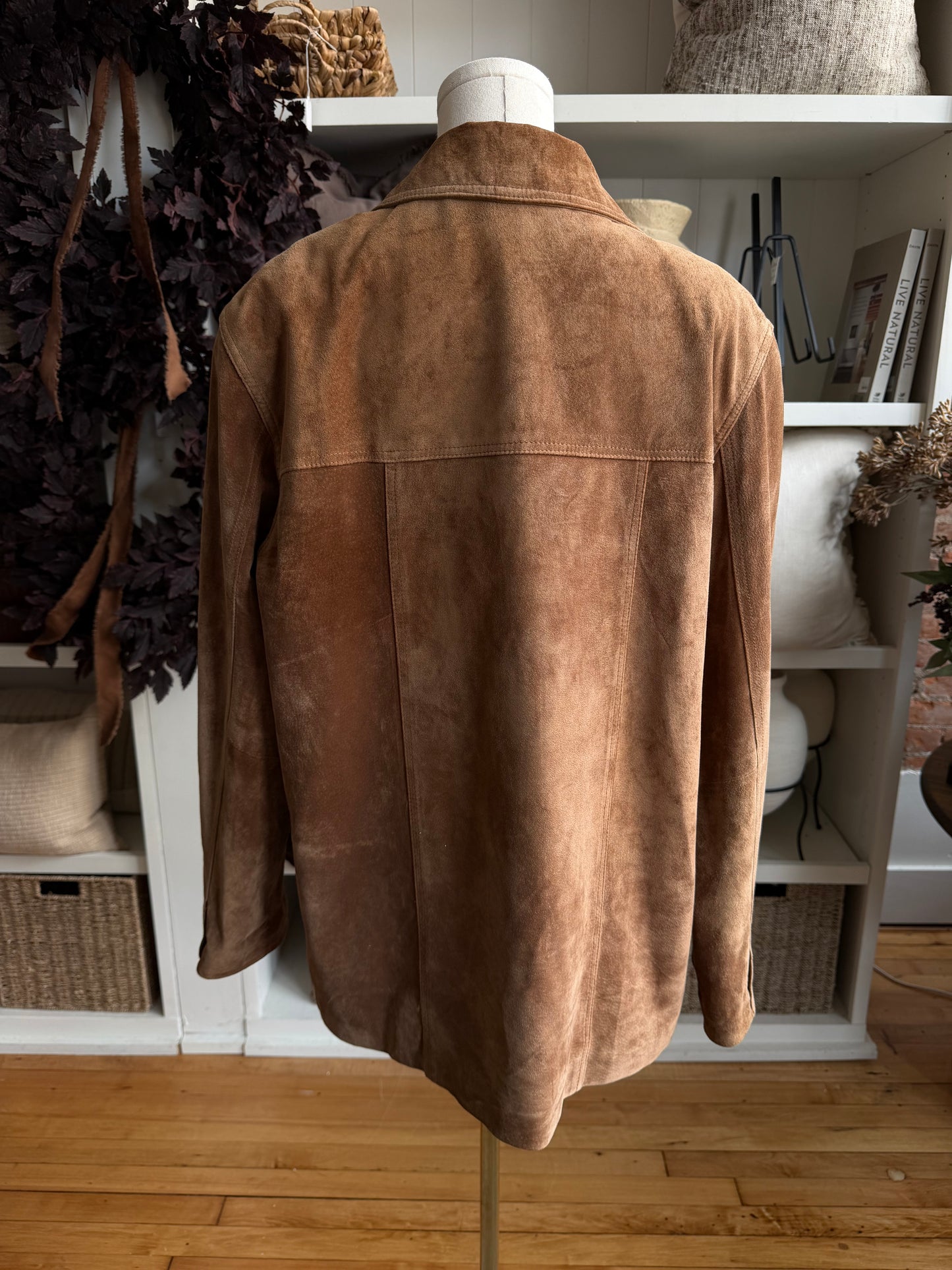 00s Giacca suede chore coat. Fits XS-M