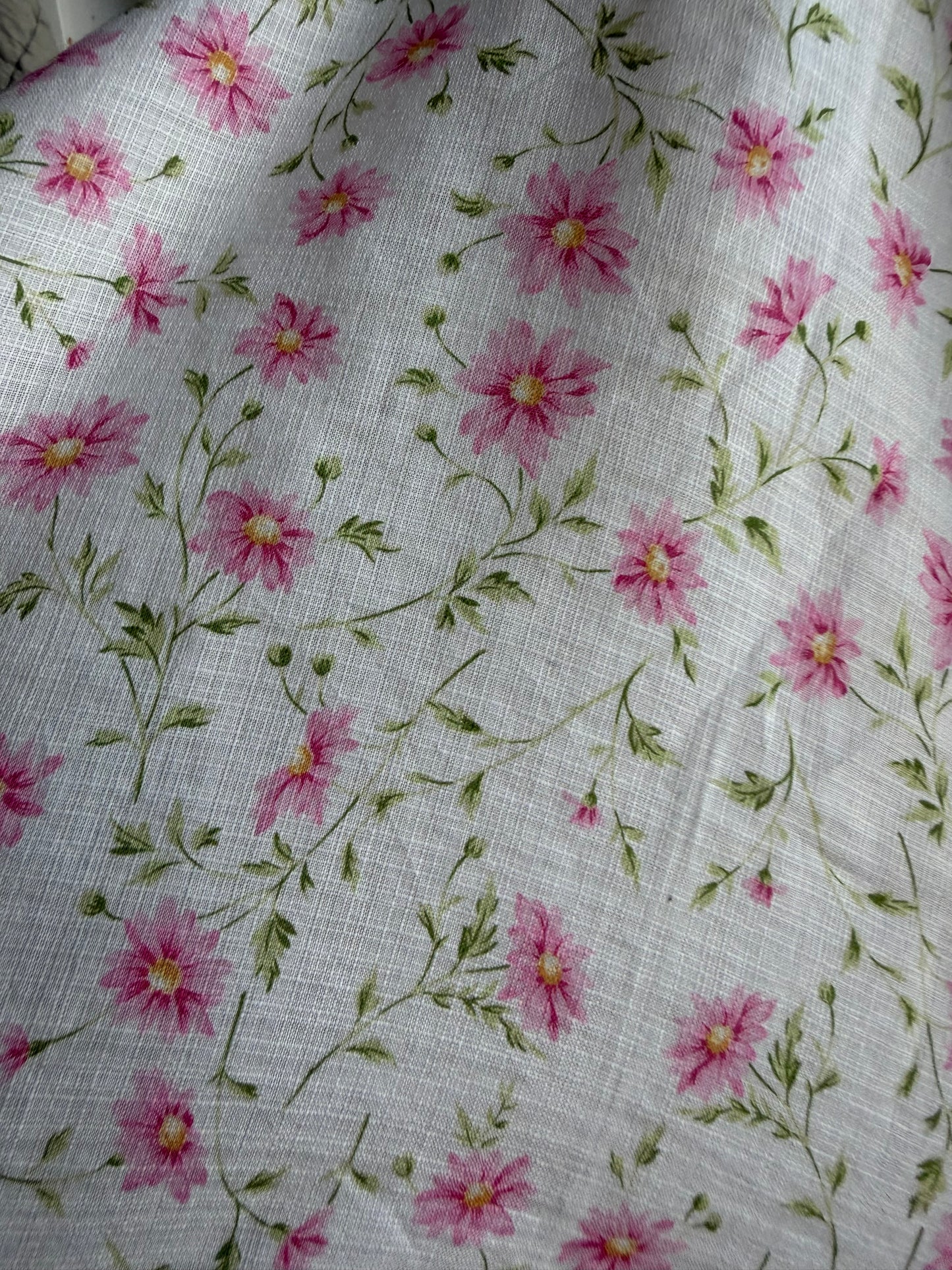#16 Vintage Pierre Balmain cotton scarf with scalloped edges