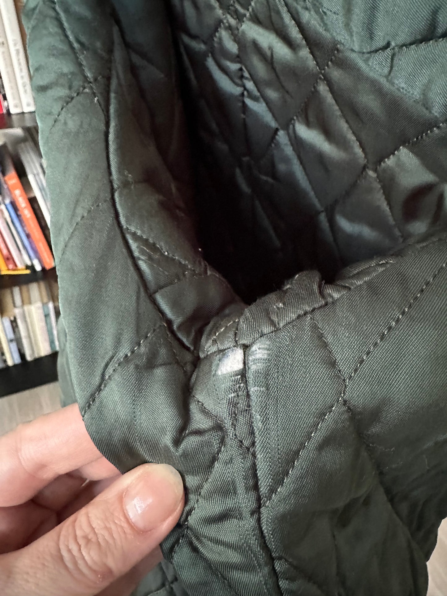 90s Brooks Brothers wool varsity jacket with leather sleeves. Made in the USA