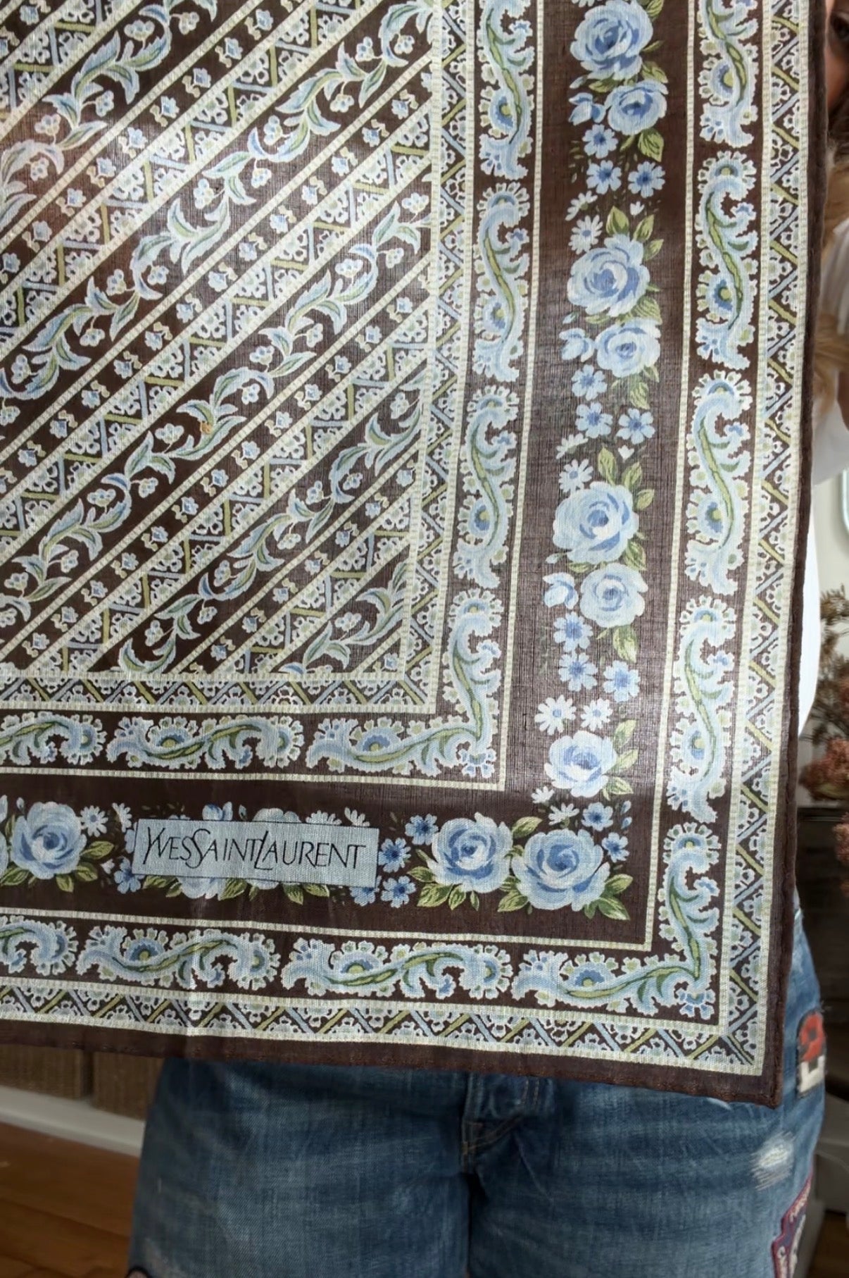 #16 Vintage YSL scarf