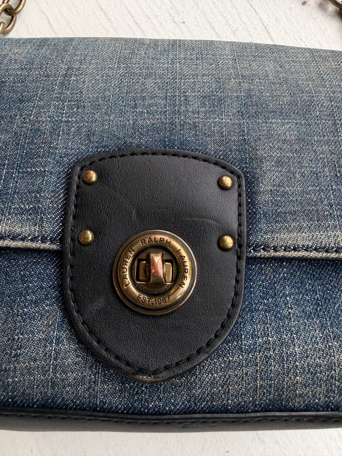 00s Lauren Ralph Lauren denim crossbody