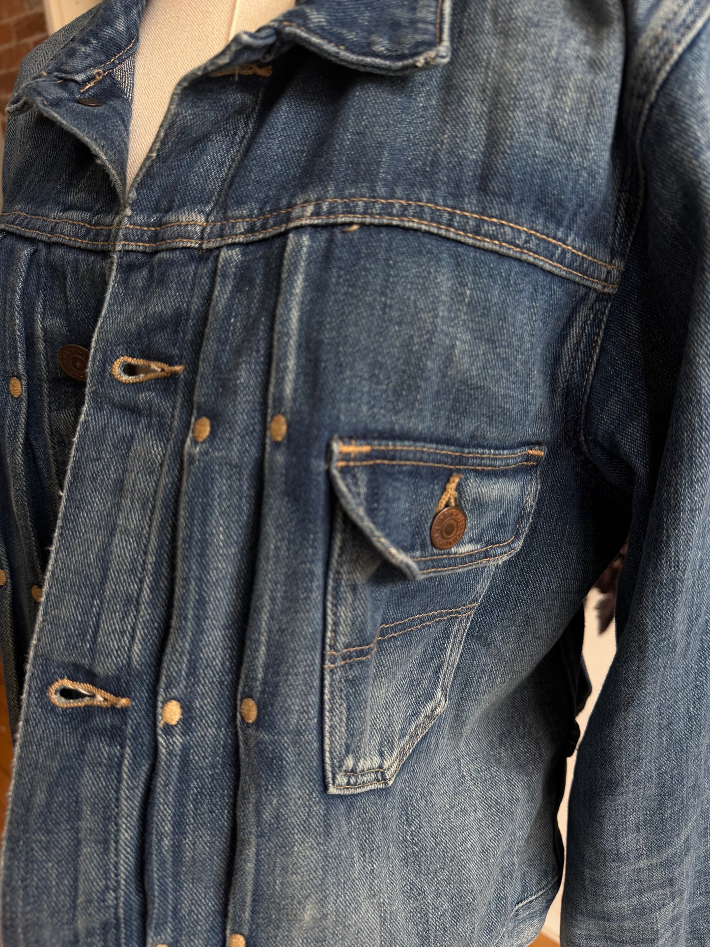 00s Polo Ralph Lauren denim jacket. Fits XXS-S