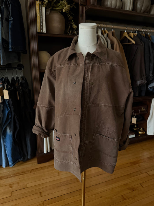 #7 Reworked vintage denim chore coat. Size M