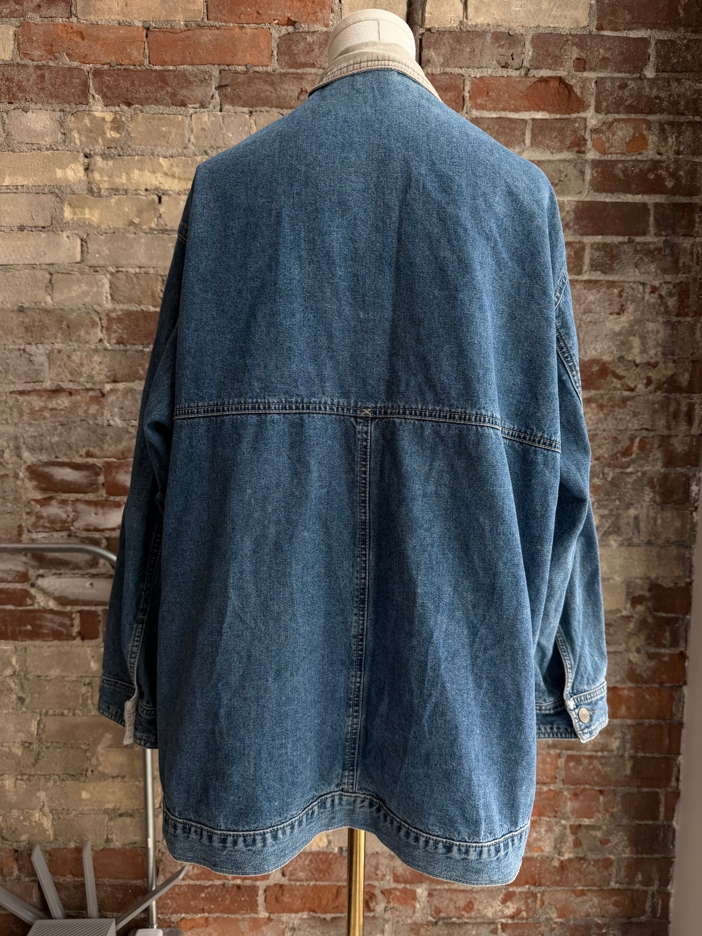 90s Cenza denim barn coat