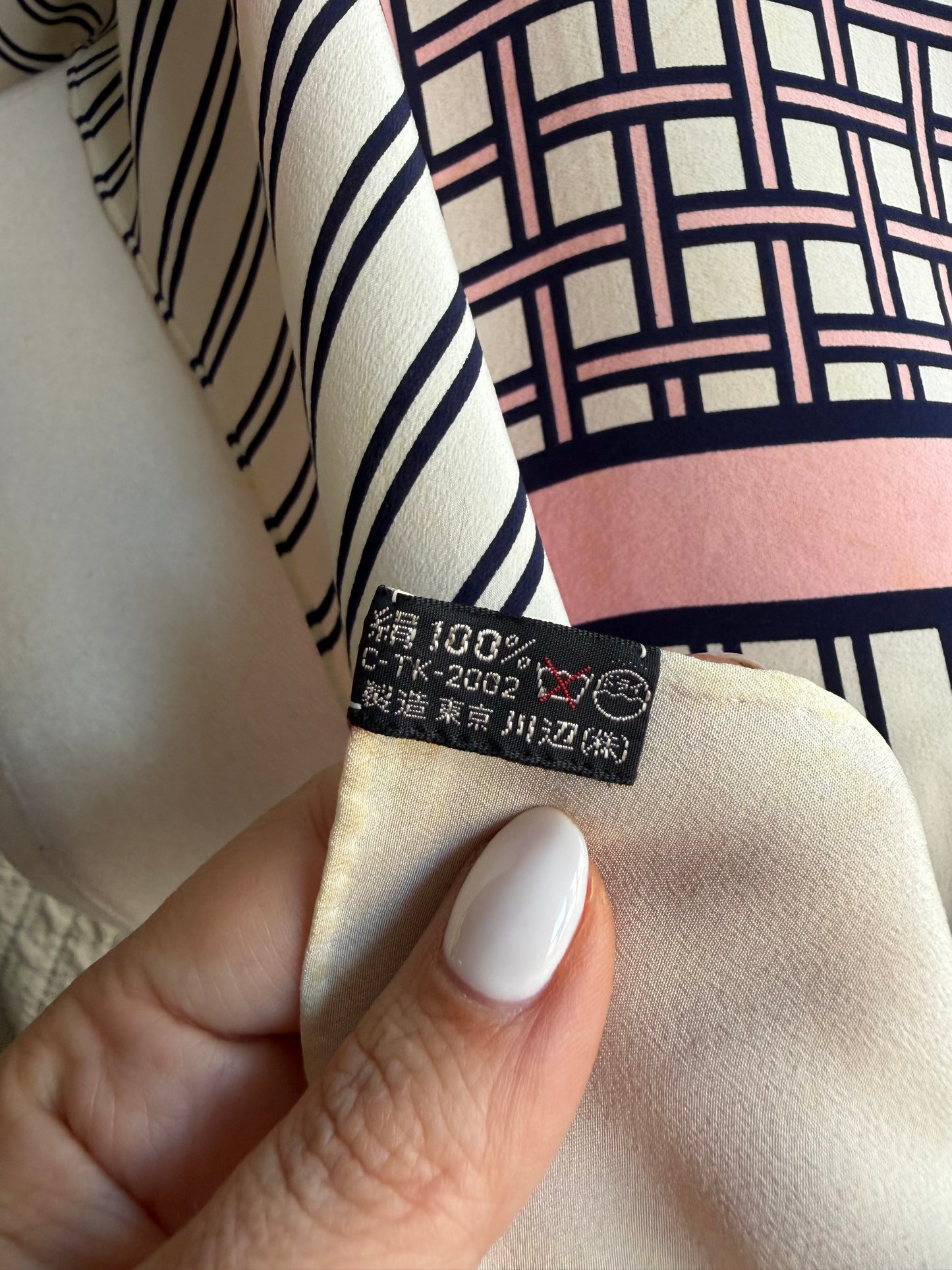 #9 Vintage Yves Saint Laurent silk scarf