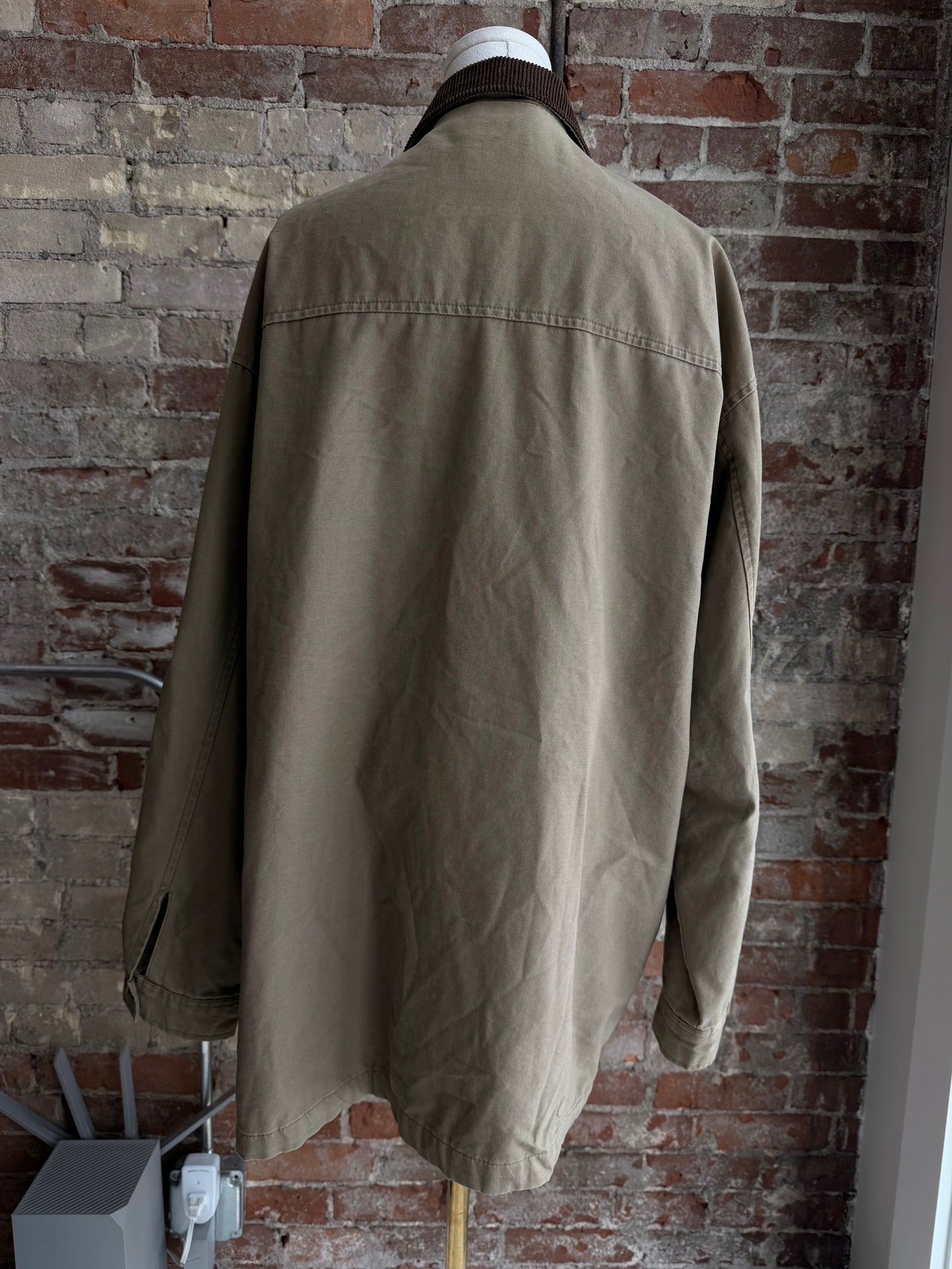 90s Chaps Ralph Lauren khaki barn coat