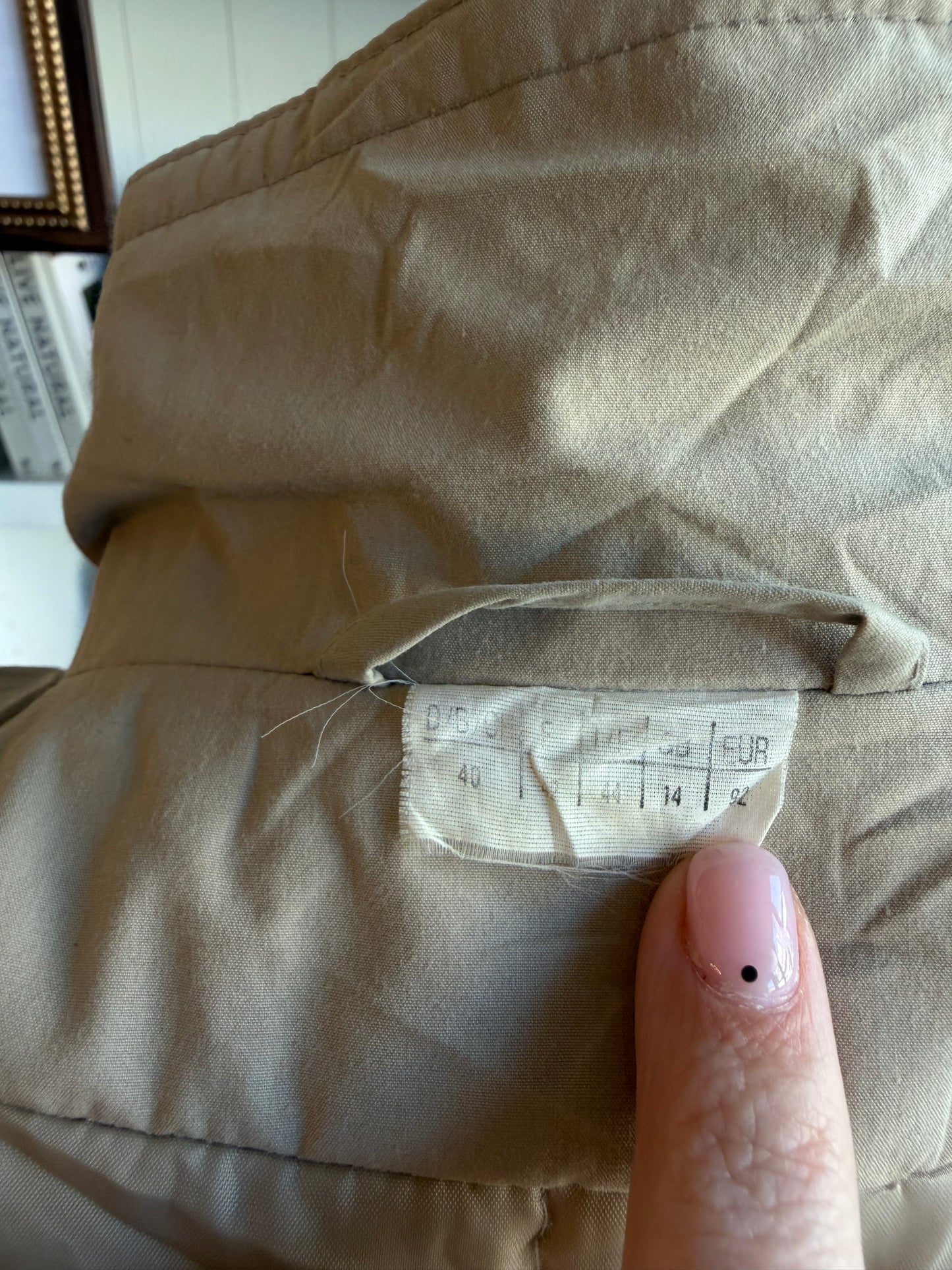 Vintage cinched trench #4