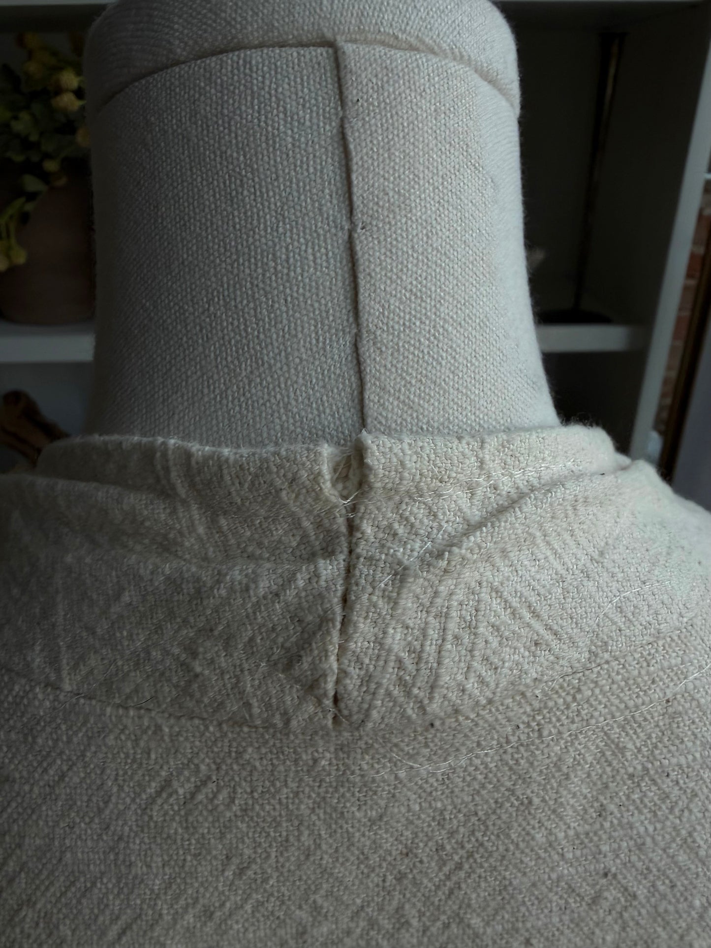 Handmade textured cotton chore coat