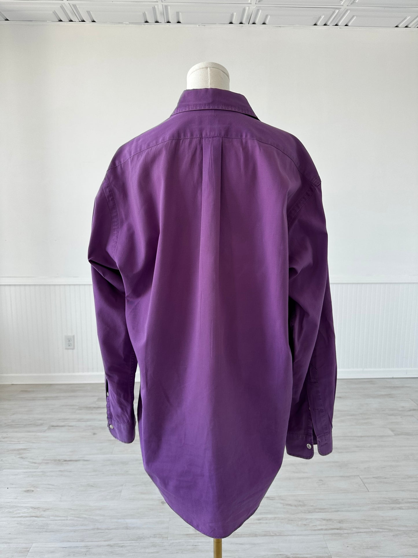 90s Ralph Lauren purple poplin button down