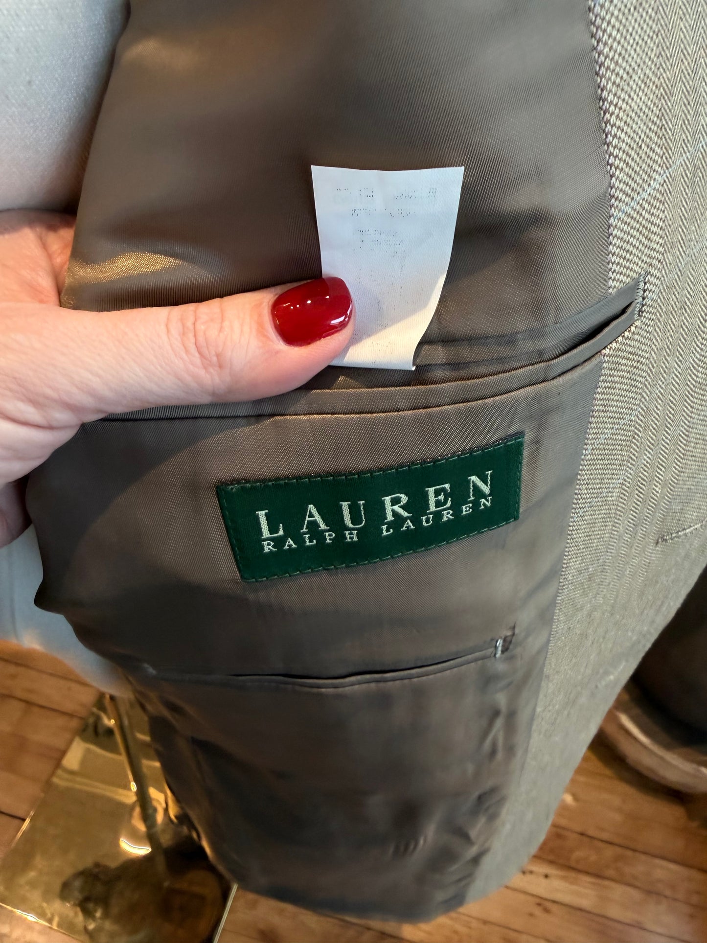 Lauren Ralph Lauren silk wool blazer. New with tags