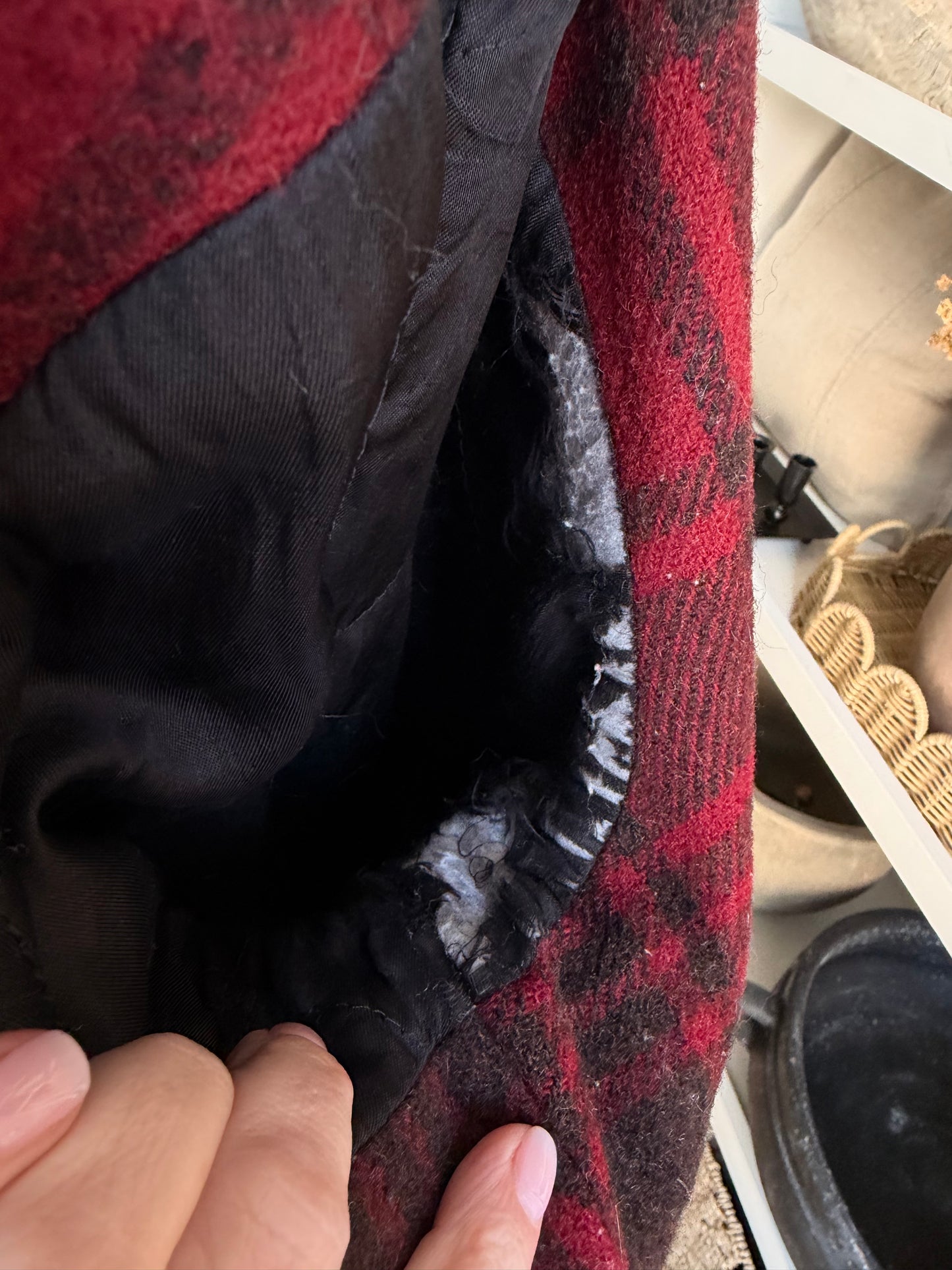 80s Polo Ralph Lauren denim wool lined denim jacket. Made in the USA