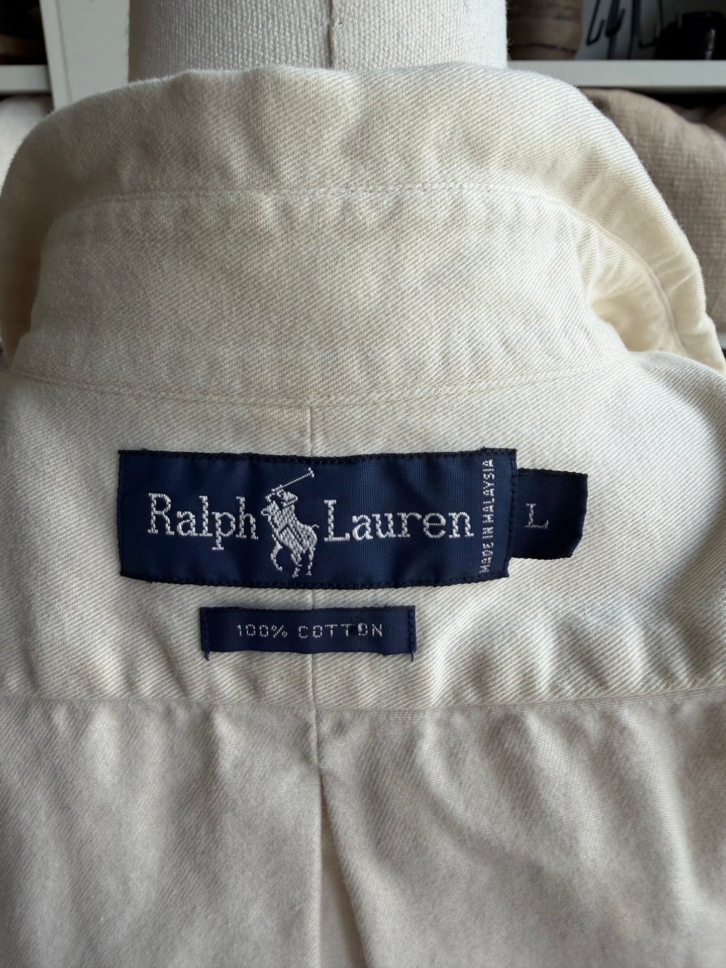 90s Ralph Lauren cream button down