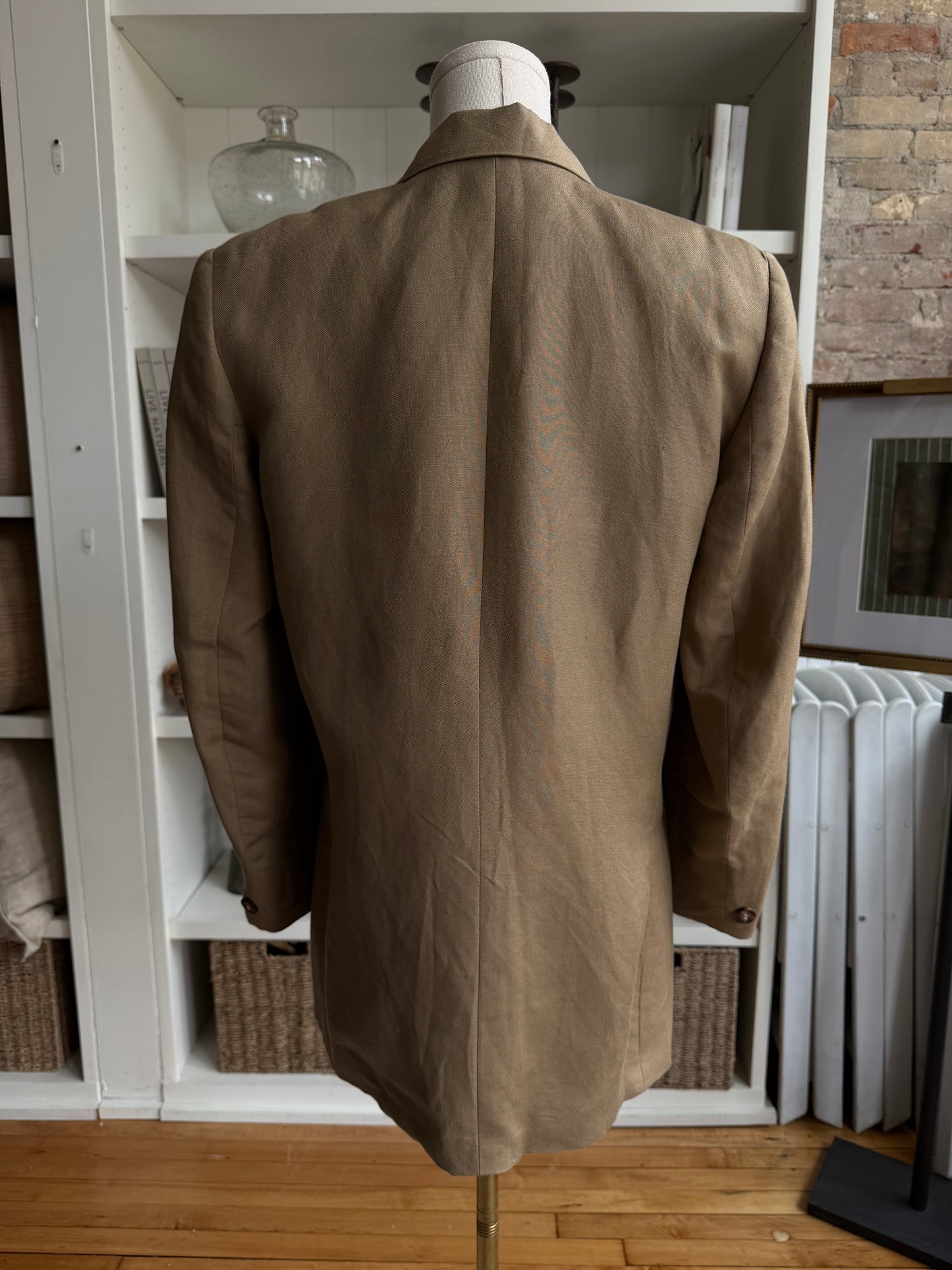 90s Lands End cotton blazer. Made in the USA