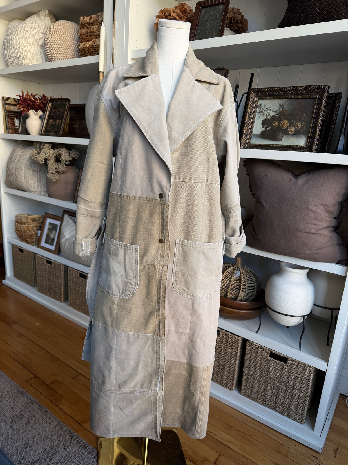 #1 Reworked denim trench. Size S