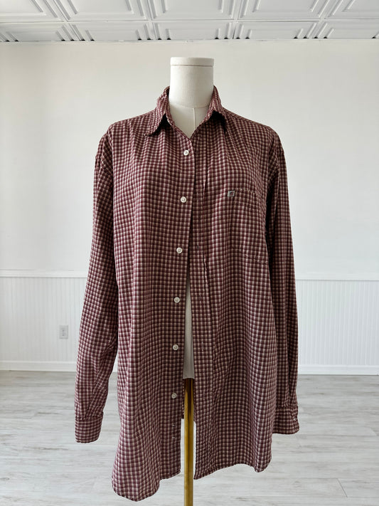 90s Ralph Lauren Polo Jeans Co plaid button down