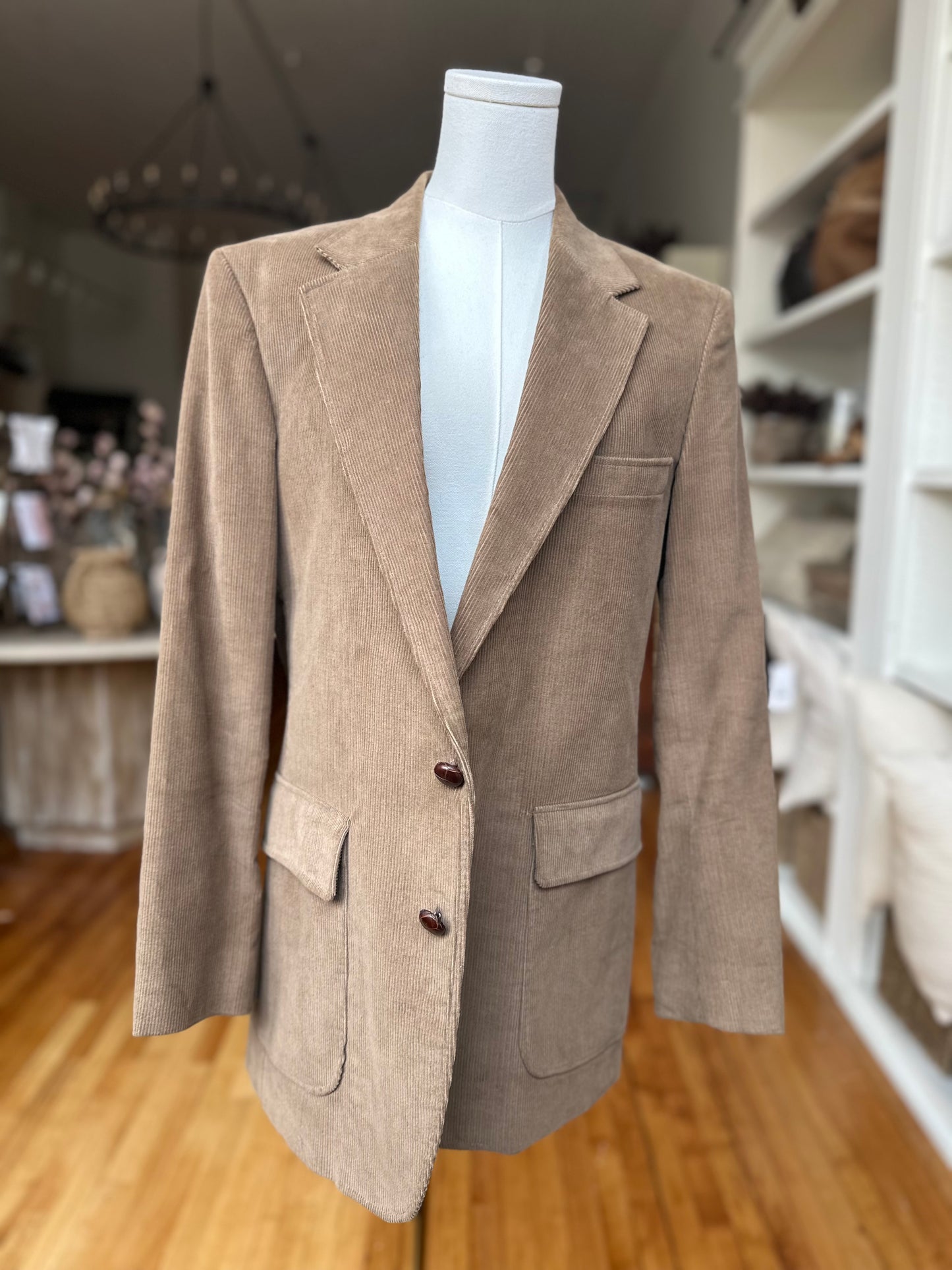 80s Glenshire tailored corduroy blazer