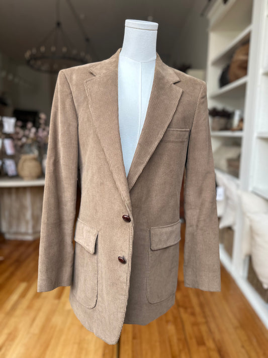 80s Glenshire tailored corduroy blazer