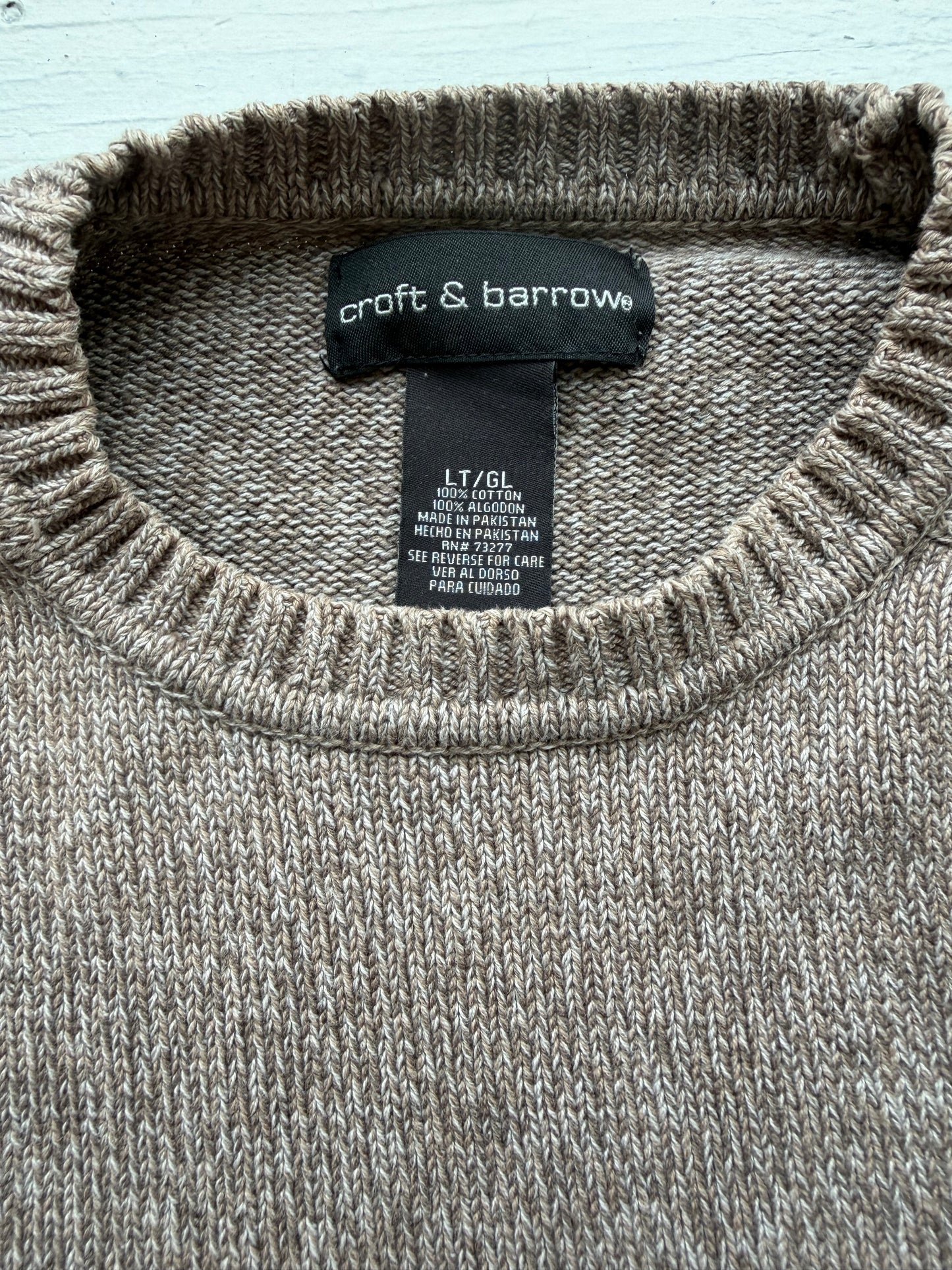 00s Croft and Barrow marled cotton sweater