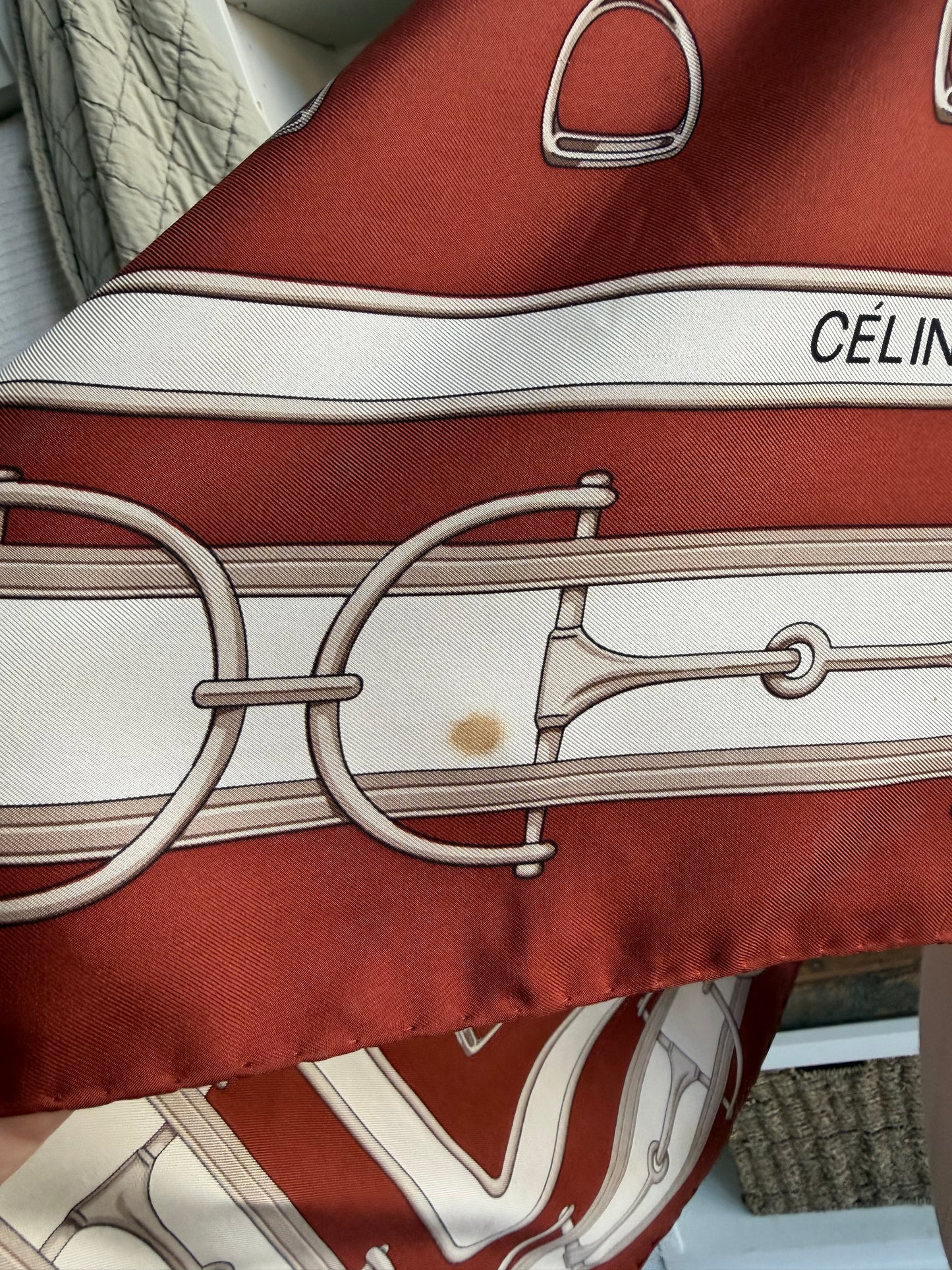 #1 Vintage Celine silk scarf