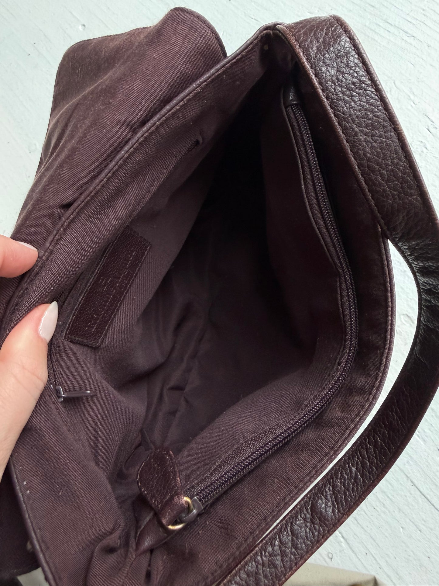 90s Etienne Aigner burgundy leather shoulder bag