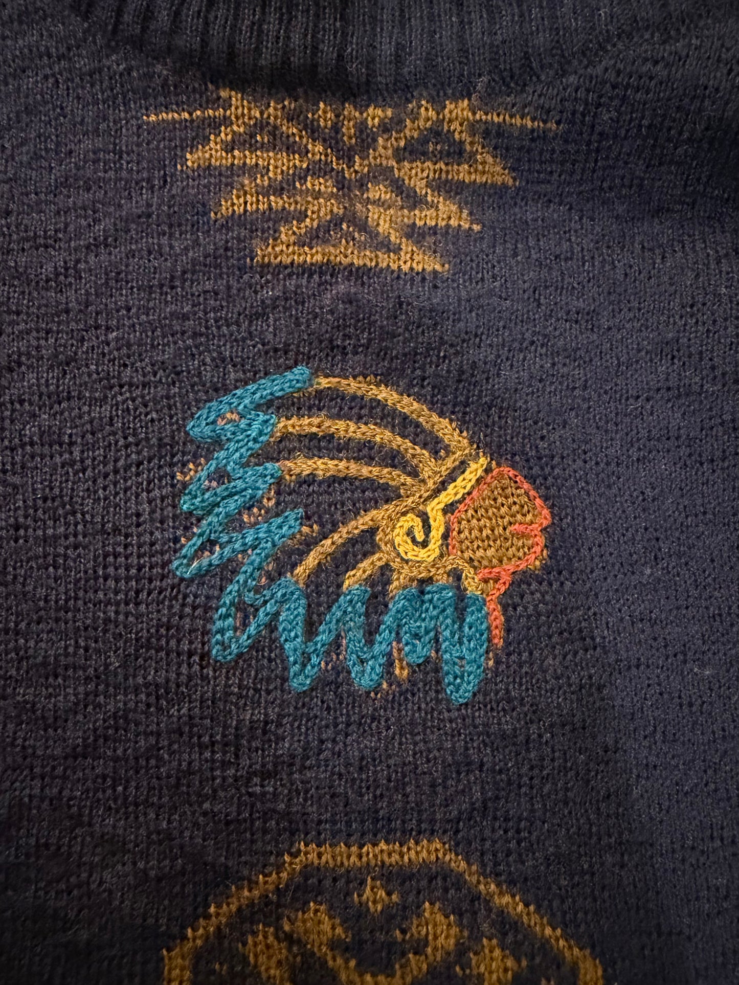80s Tricots St Raphael from Saks Fifth Avenue wool embroidered sweater. Fits XS-M