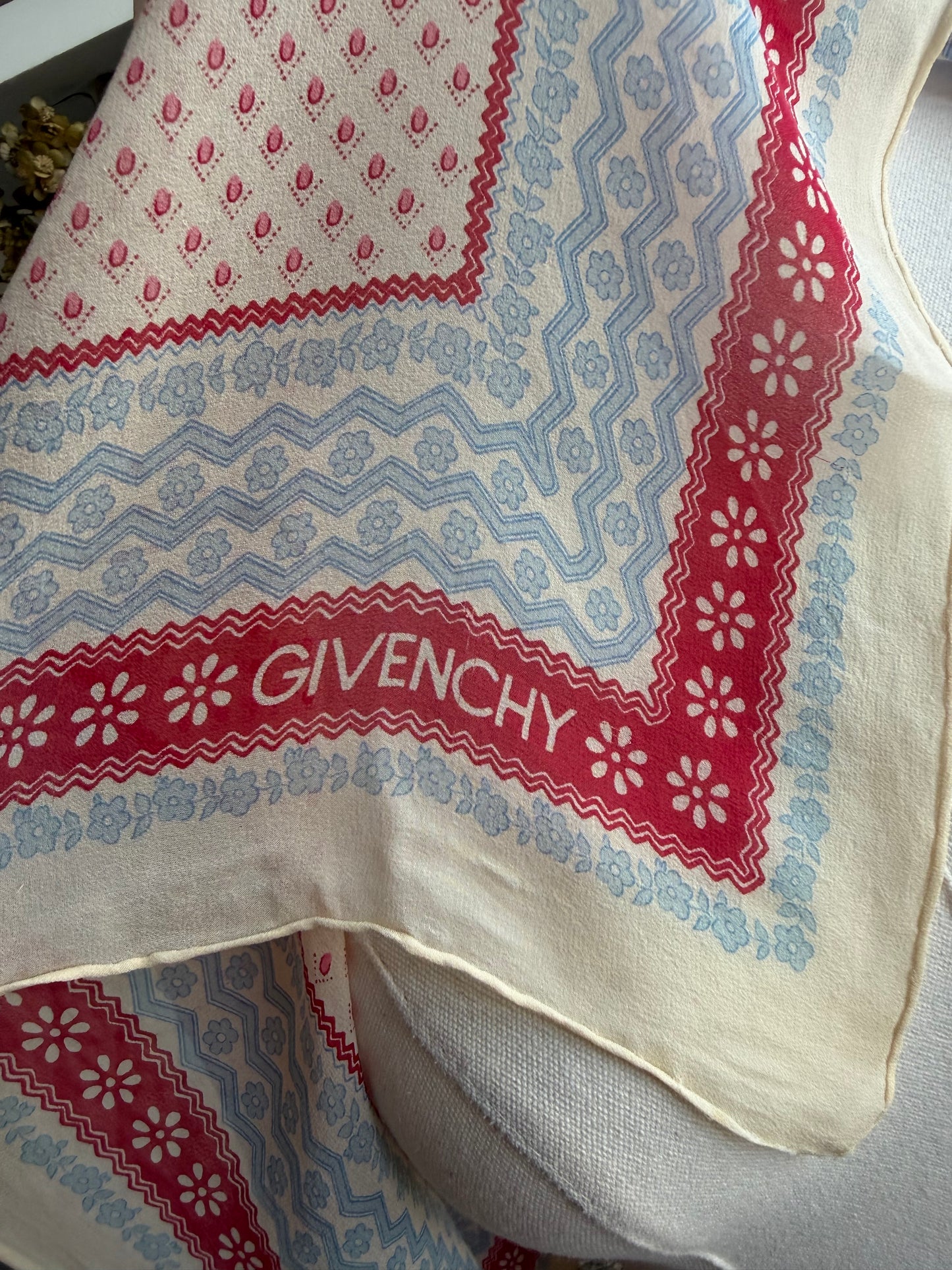 #3 Vintage Givenchy silk scarf