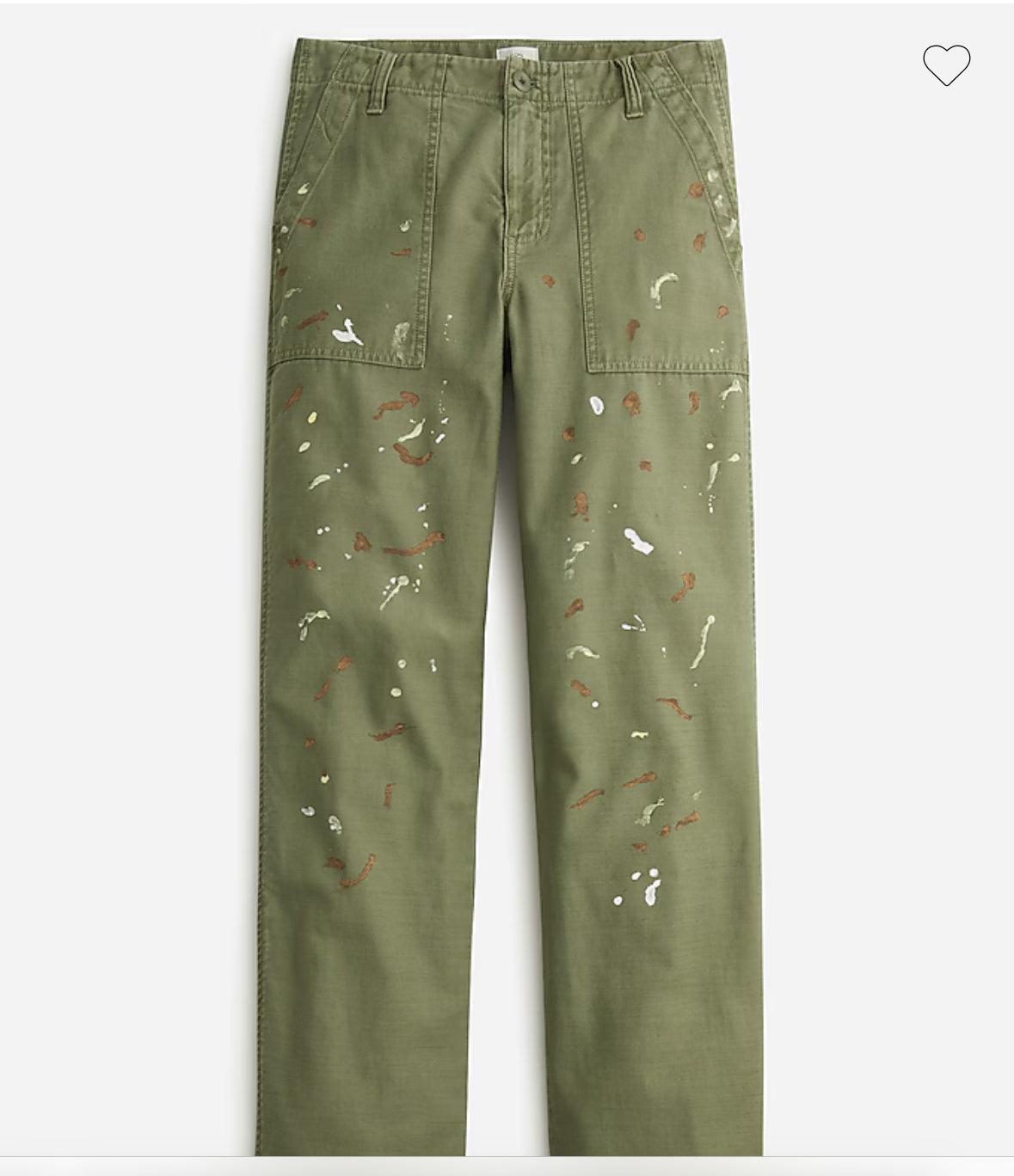 JCrew Foundry paint splatter pants
