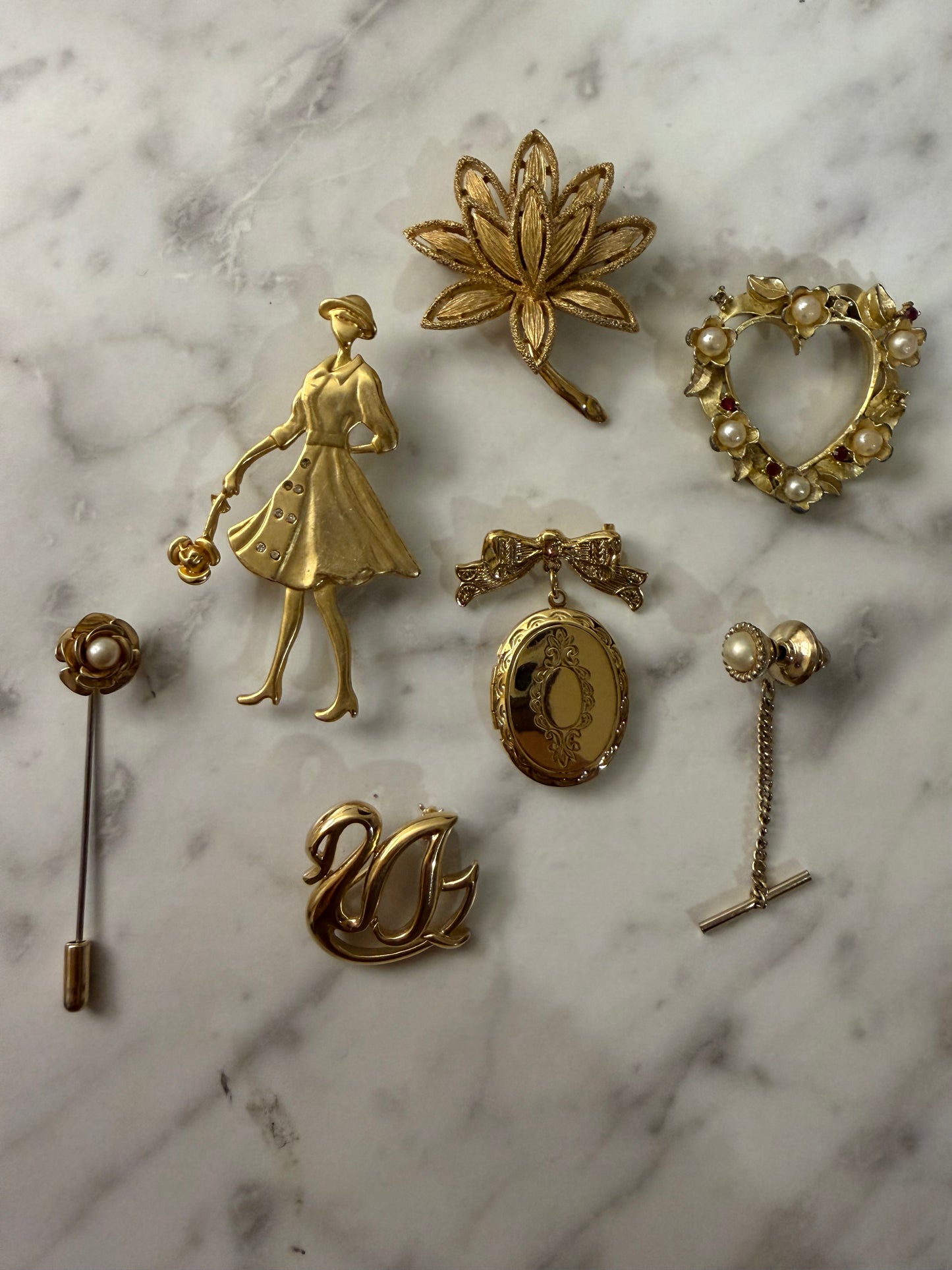 Gold Brooch pack