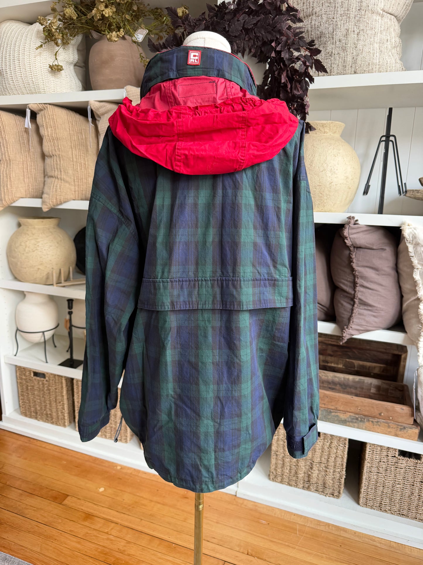 90s Chaps Ralph Lauren Anorak windbreaker. Fits S-L