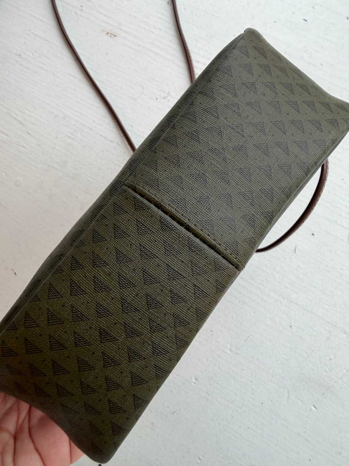 80s Liz Claiborne green crossbody