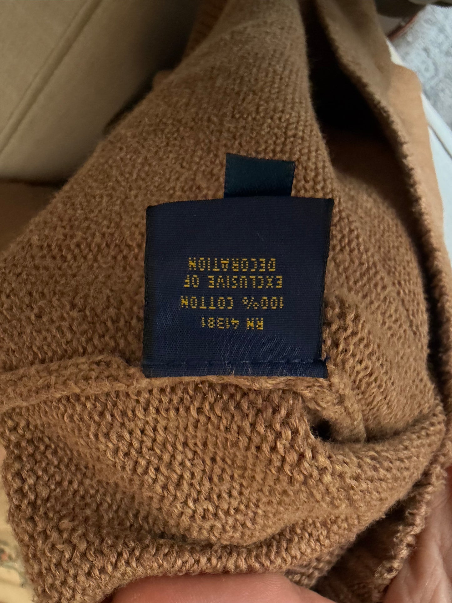 Ralph Lauren cotton half zip