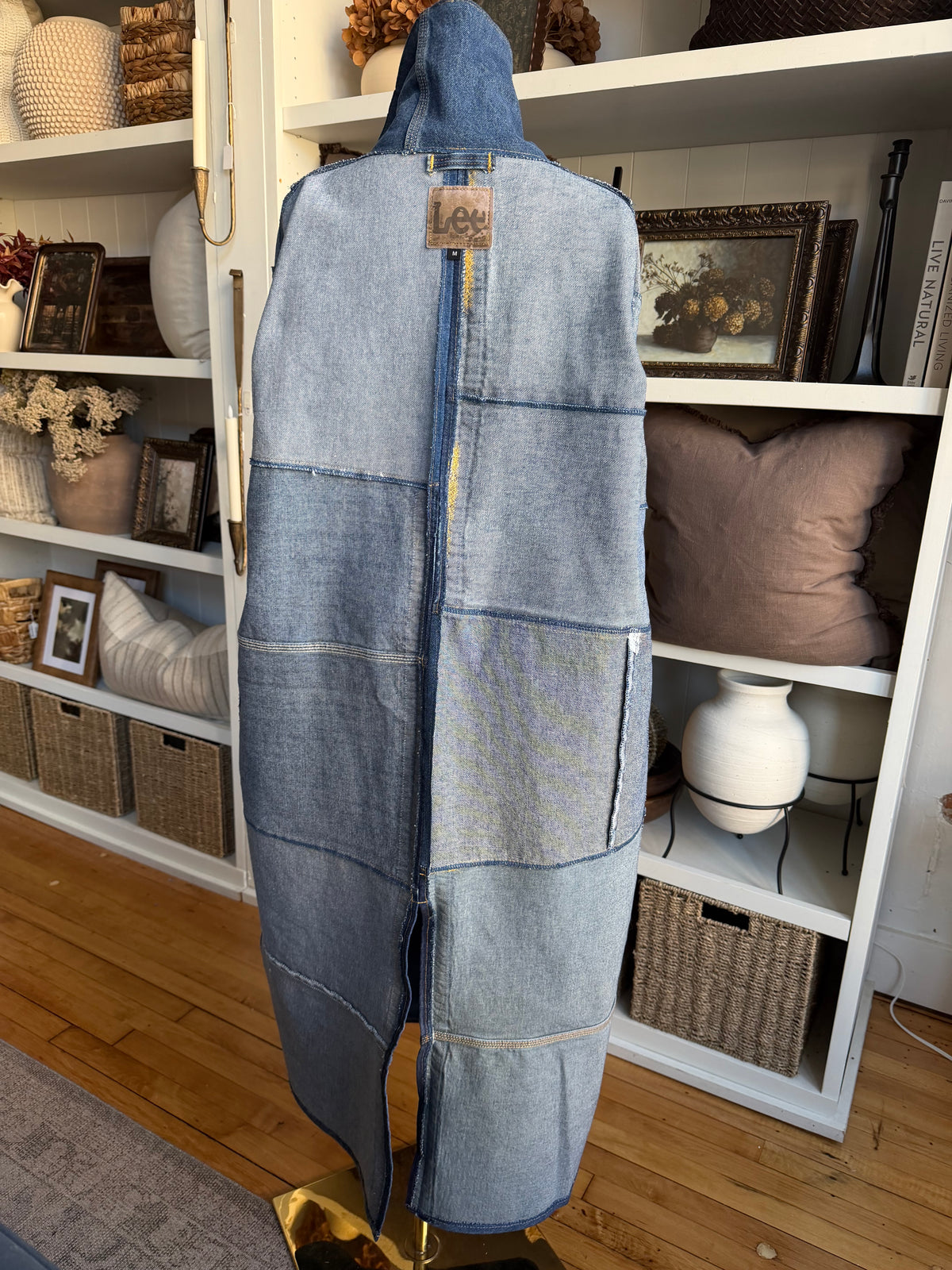 #6 Reworked denim trench. Size M
