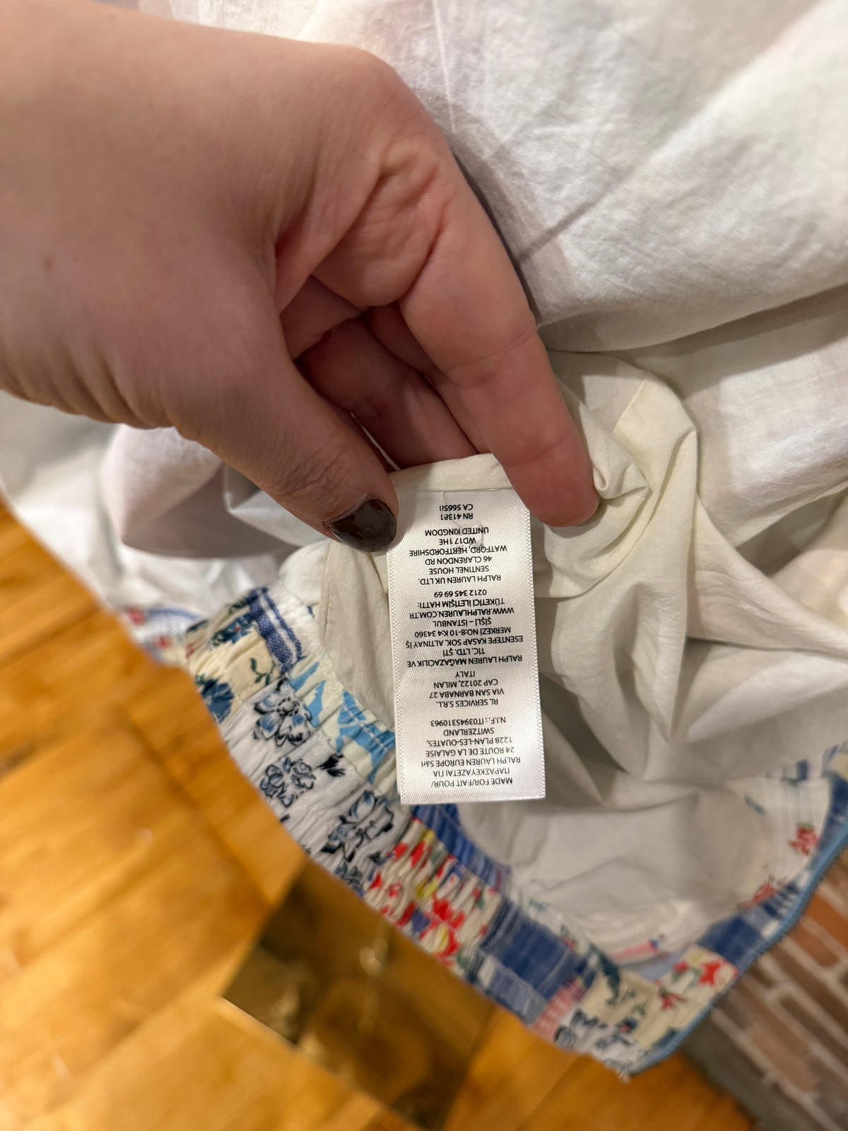 Polo Ralph Lauren cotton patchwork bomber. First XXS-S