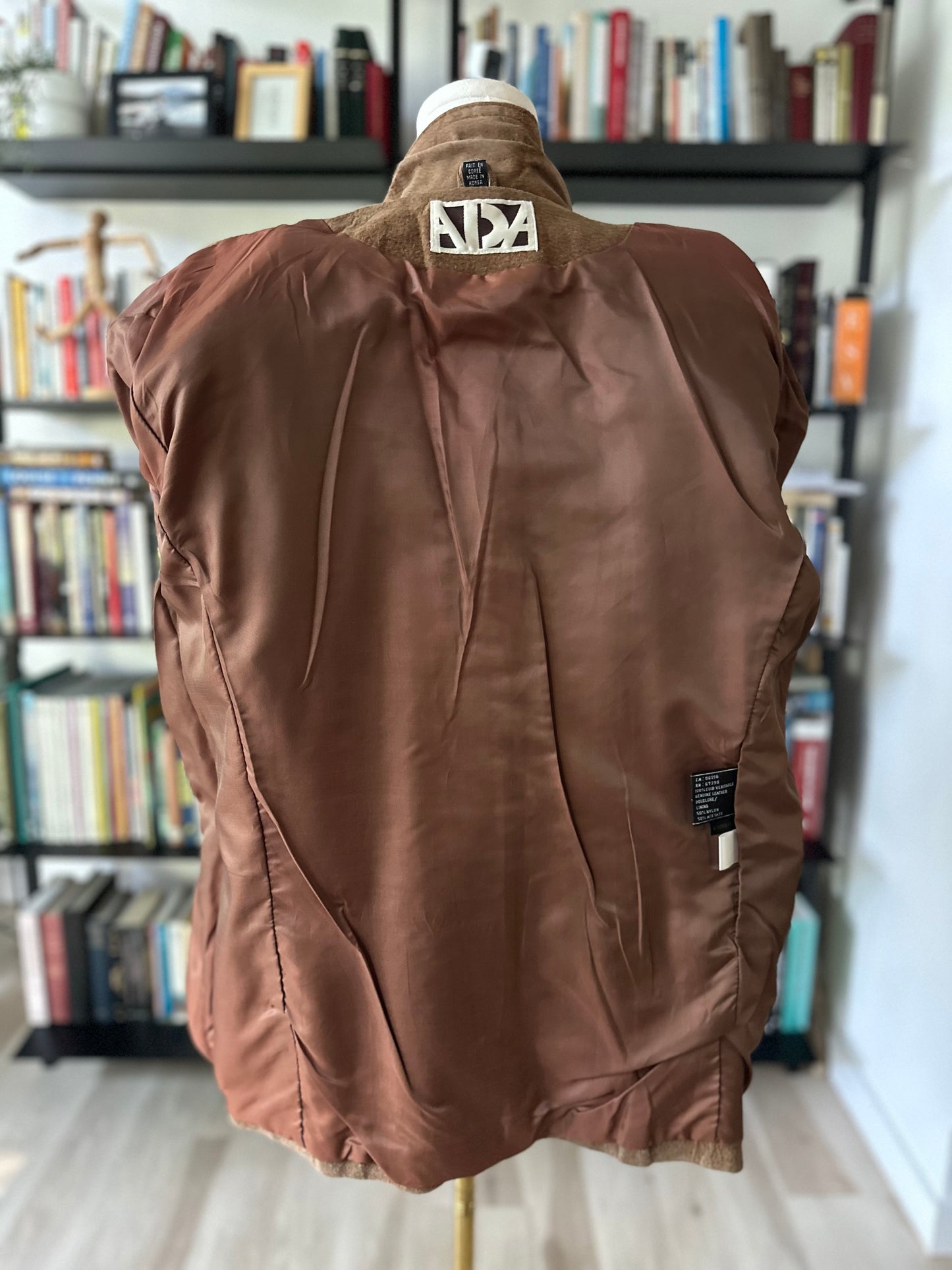 80s/90s Ada suede fringe jacket. Made in Korea