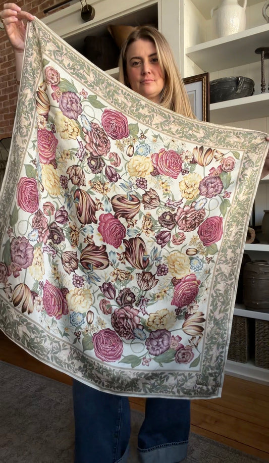 Paris Express vintage silk scarf #7