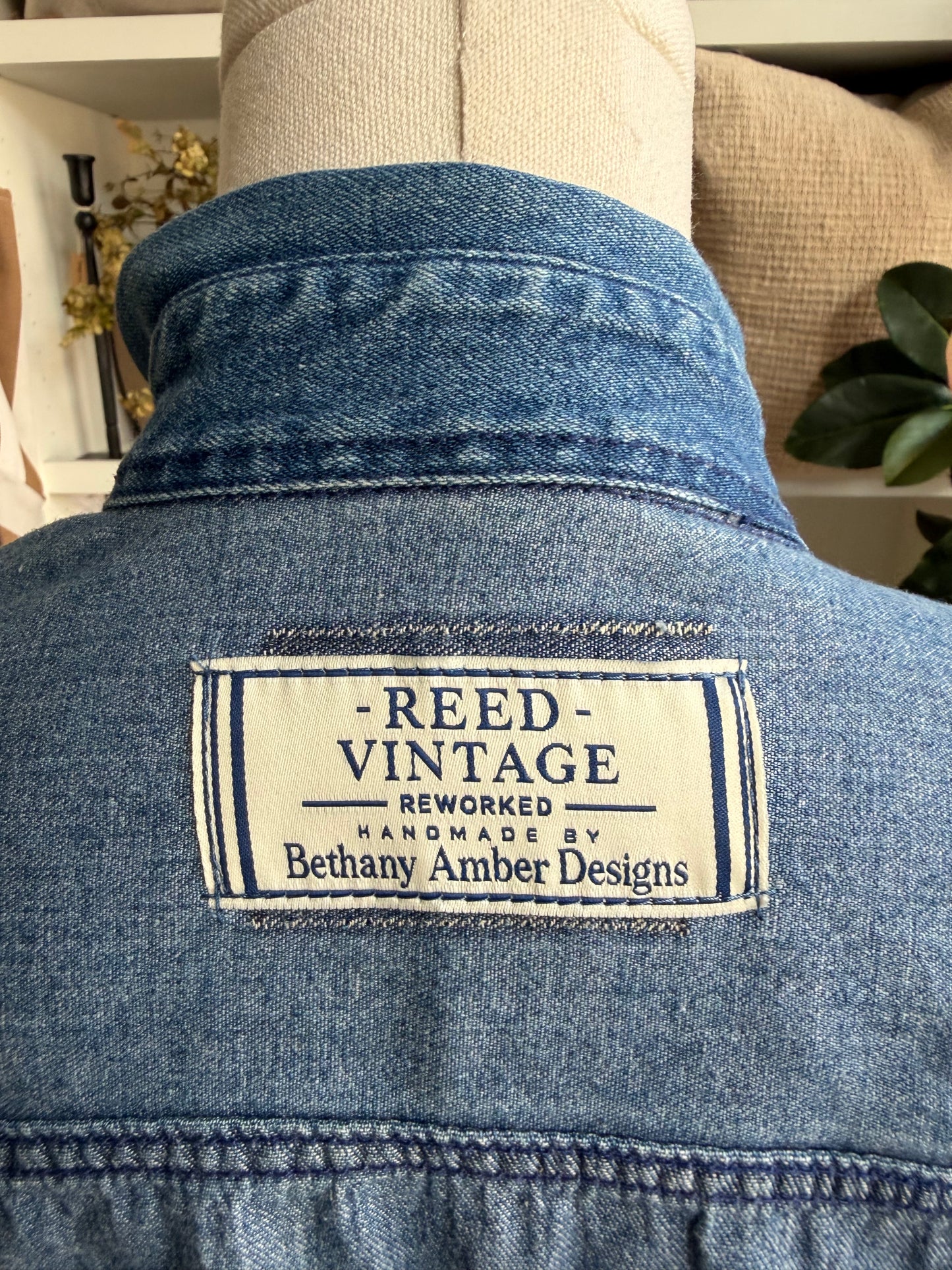 #7 Denim Reworked Button Down
