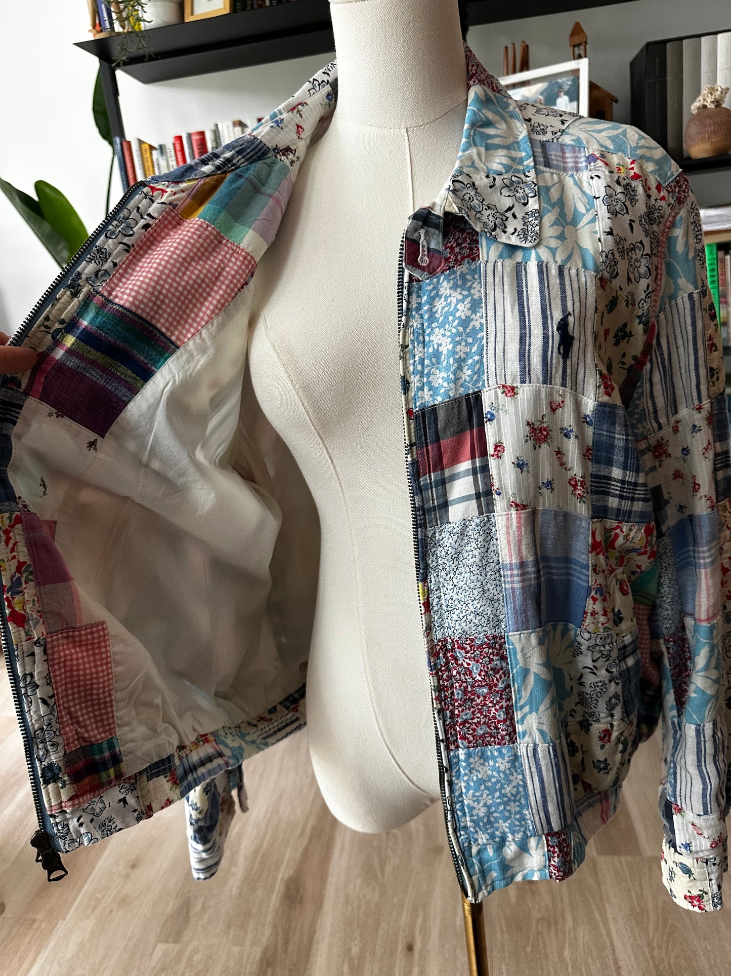 Polo Ralph Lauren cotton patchwork bomber