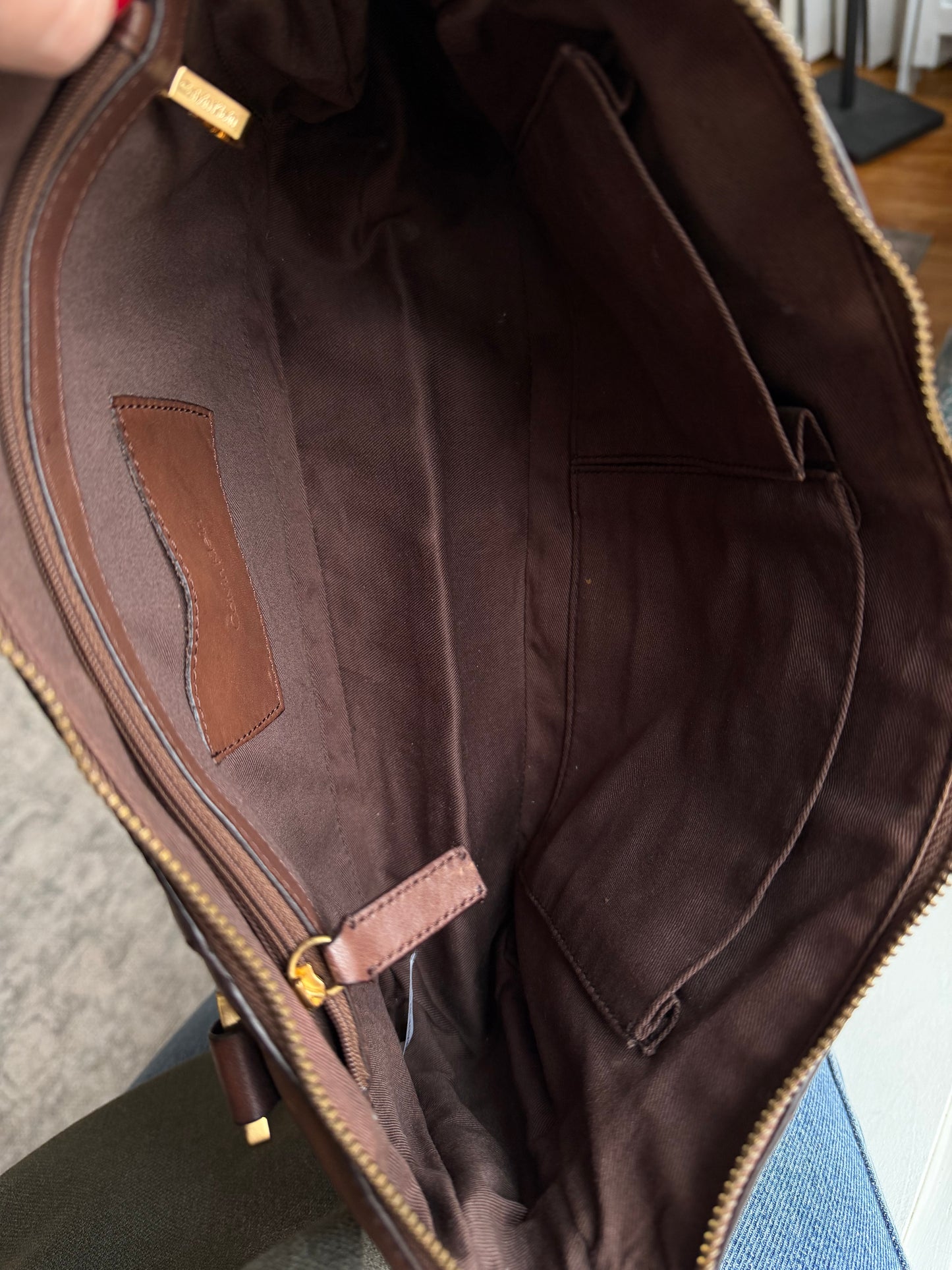 90s/00s Calvin Klein leather bag
