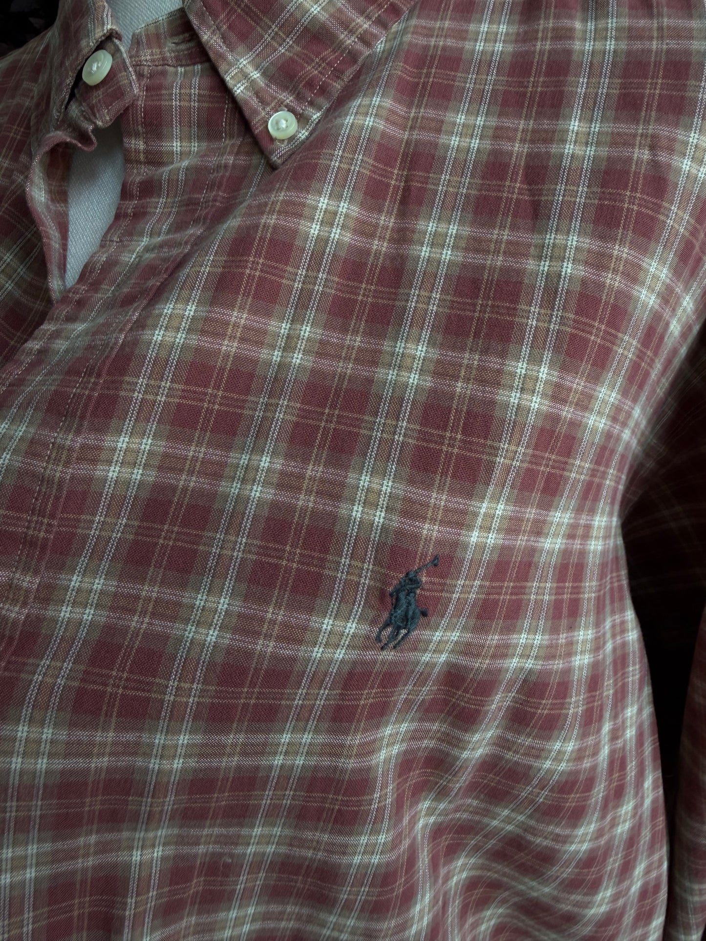 90s Ralph Lauren Blake plaid button down. Fits M-XL