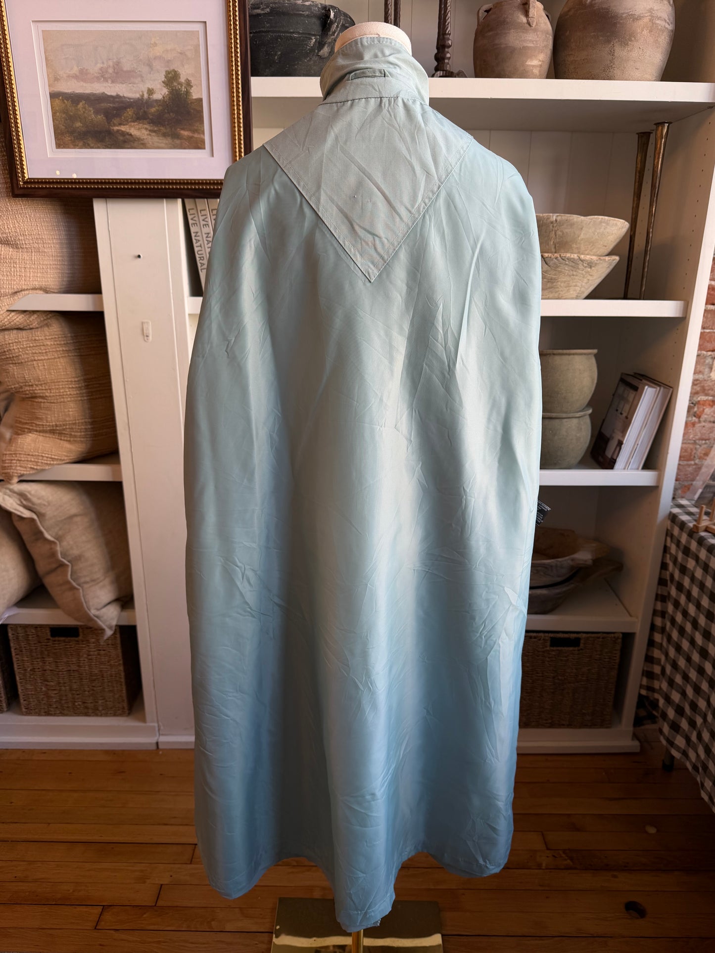 Vintage Blue A line trench #11