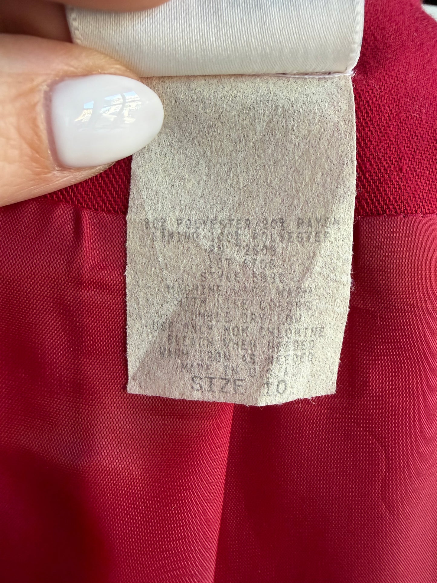 80s Sellecca red light weight blazer. Made in the USA