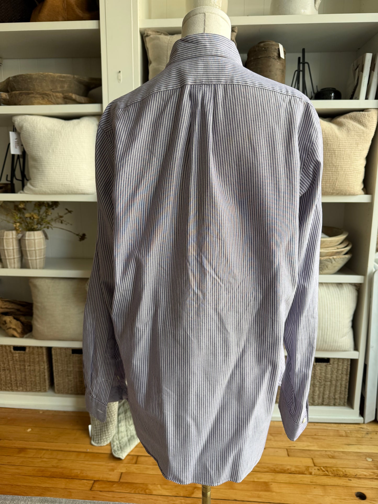 90s Ralph Lauren purple stripe button down