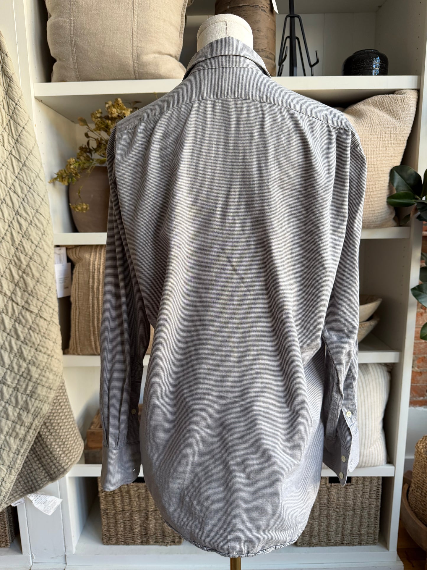 80s Burberrys cotton button down. Made in the USA