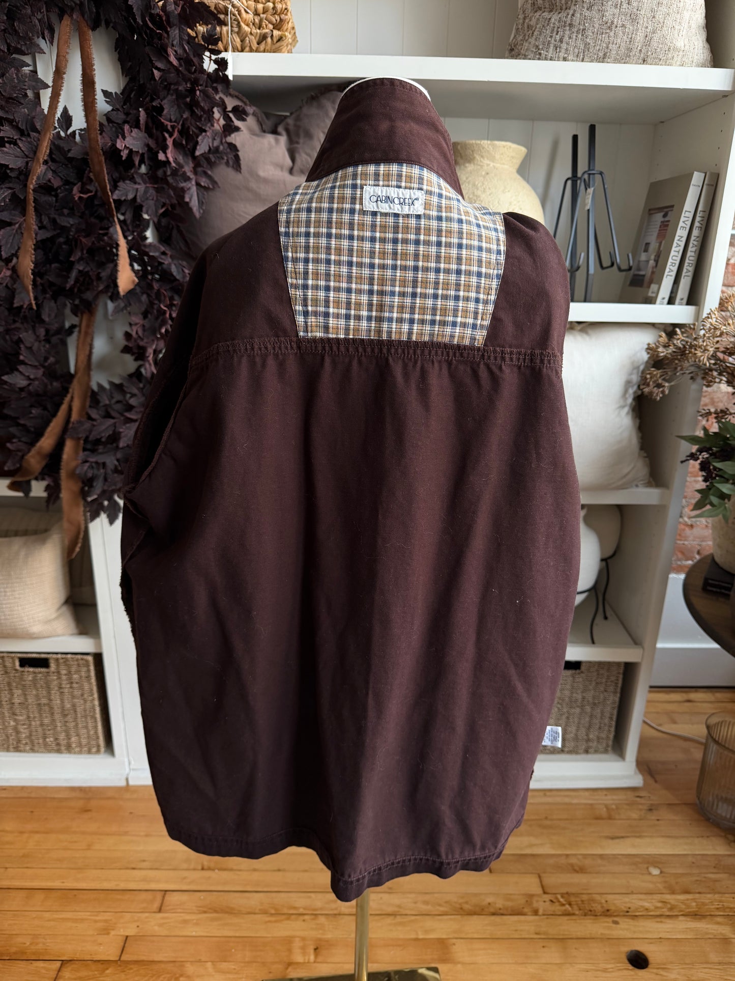 90s Cabin Creek brown chore cost. Fits M-XL