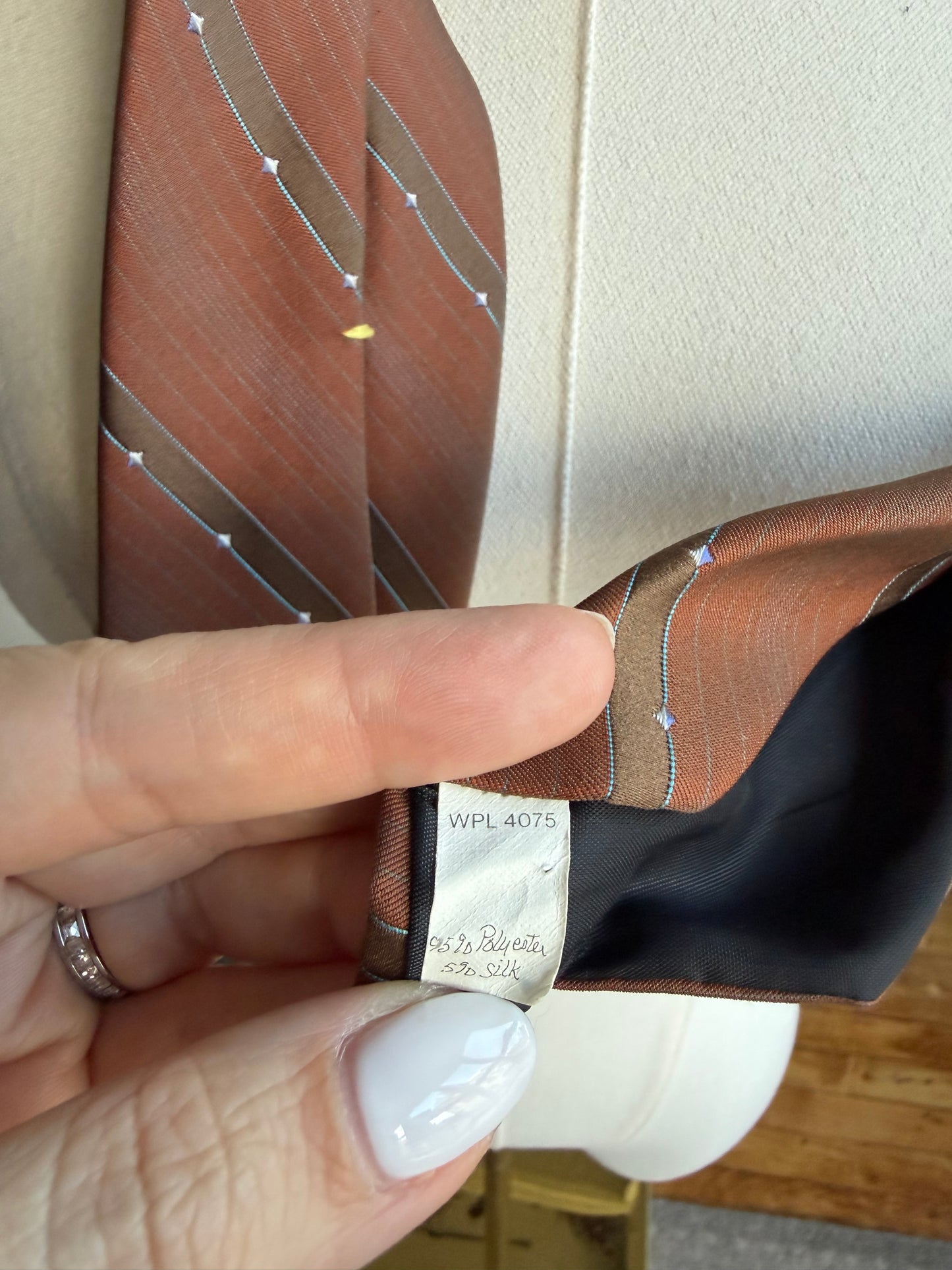 80s Oscar de la Renta tie