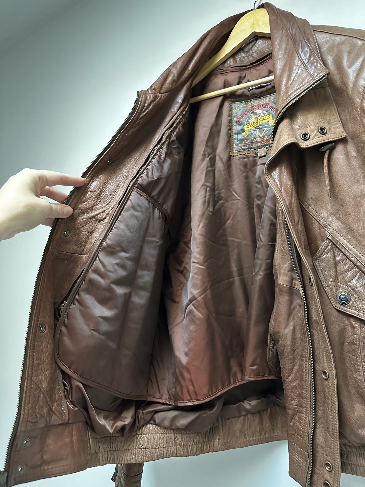 Vintage Adventure Bound by Wilsons leather bomber