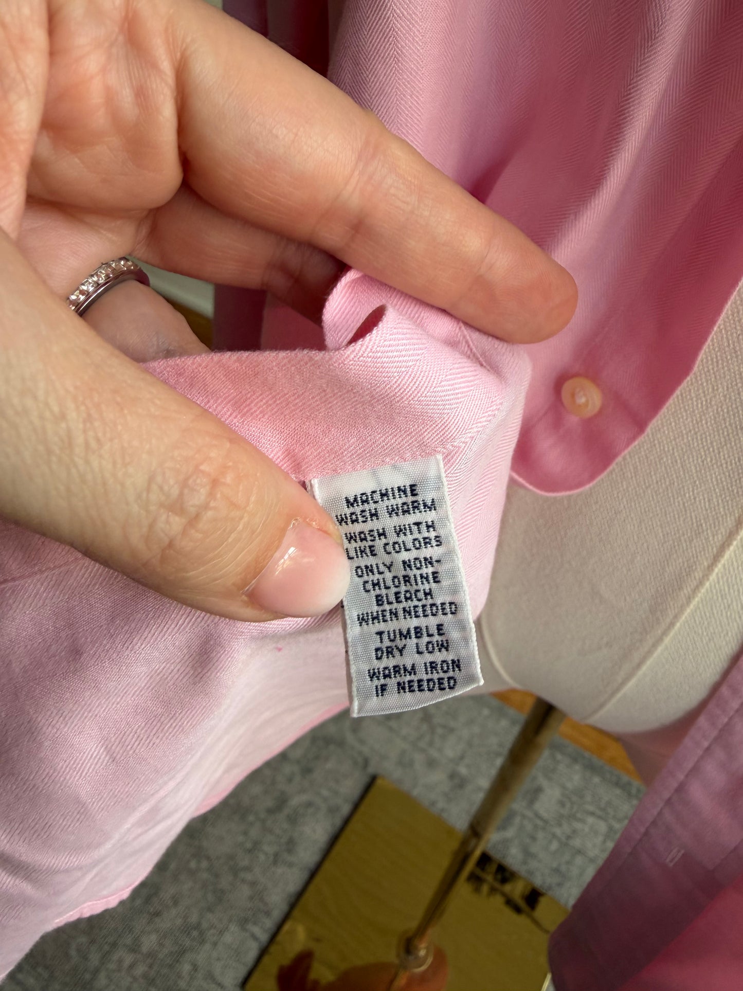 90s Polo Ralph Lauren pink Regent Classic button down