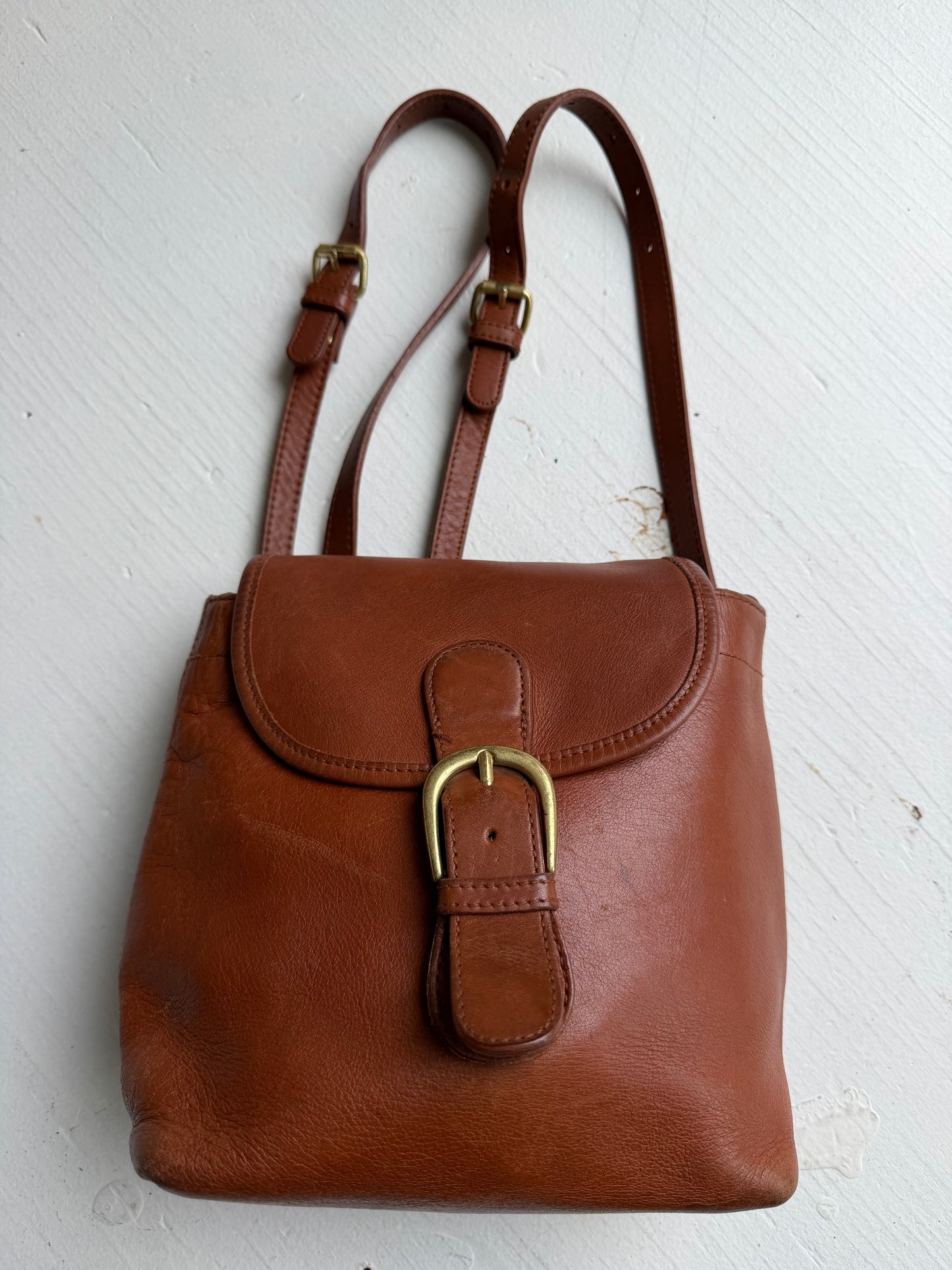 90s Hunt Club leather backpack
