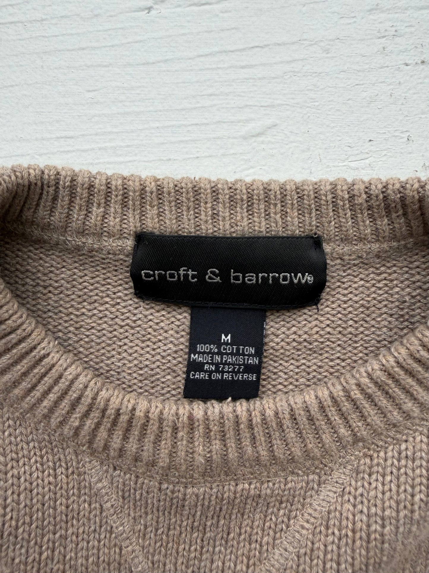 00s Croft and Barrow cotton sweater